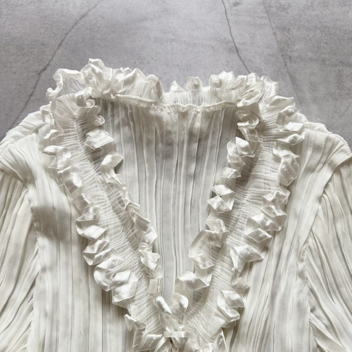 Hysteric Glamour × Undercover Sexy Office Siren Sweater Cardigan Ruffles Sarah Pacini Vibe Size M / US 6-8 / IT 42-44 - 8 Thumbnail