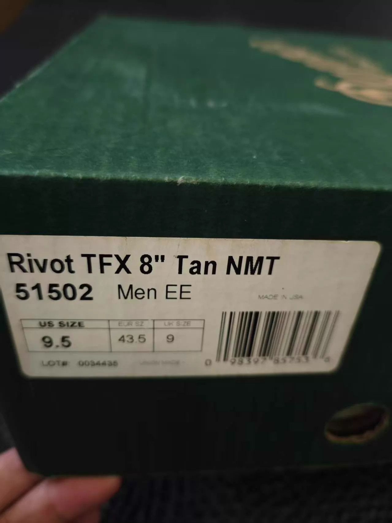 Danner DANNER RIVOT TFX 51502 US Military Boots 9.5EE New Size US 9.5 / EU 42-43 - 7 Thumbnail