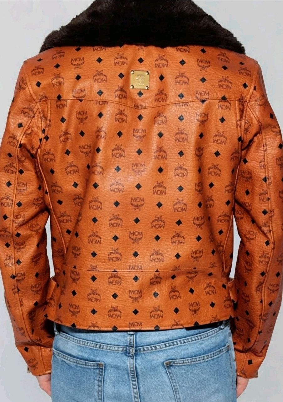 MCM Very Rare Authentic McM x PheNoMeNoN Leather Jacket Size US XXS / EU 40 - 3 Thumbnail