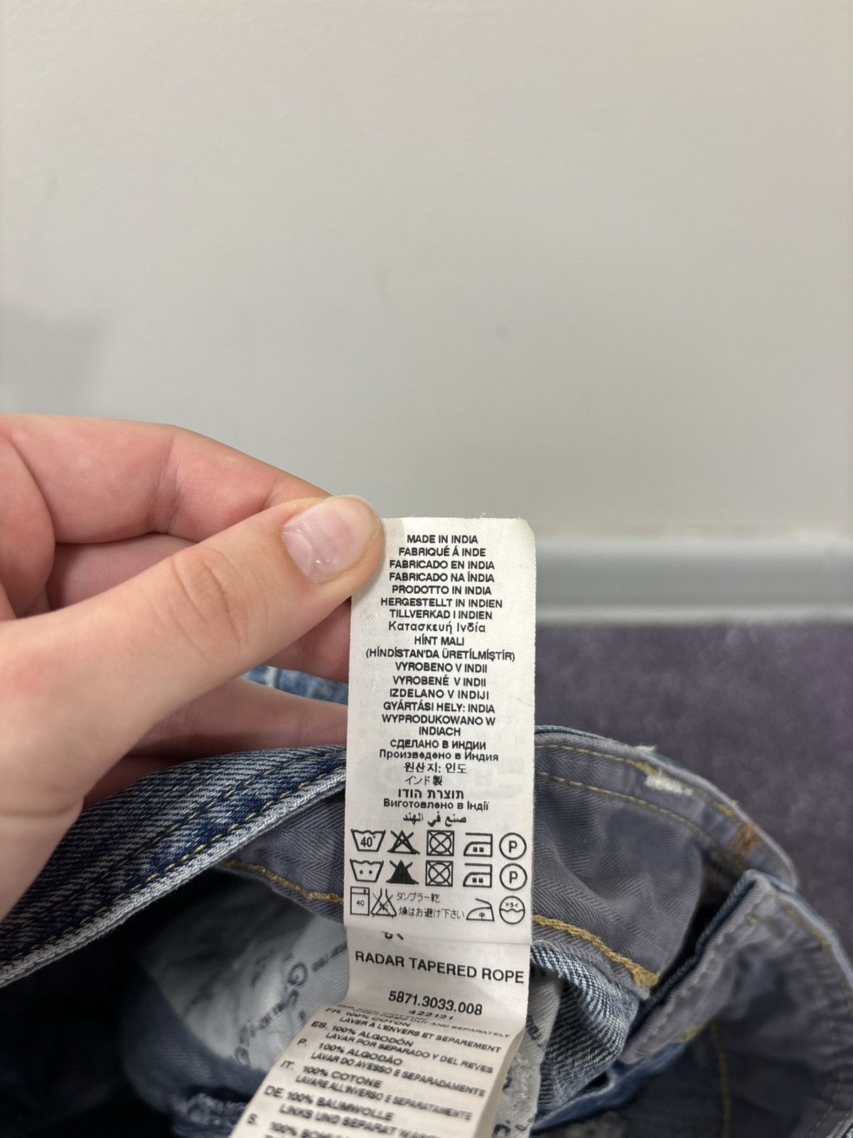 G-Star Vintage G-Star Raw Y2K Faded Blue Avant Garde Denim Jeans Size US 32 / EU 48 - 10 Thumbnail