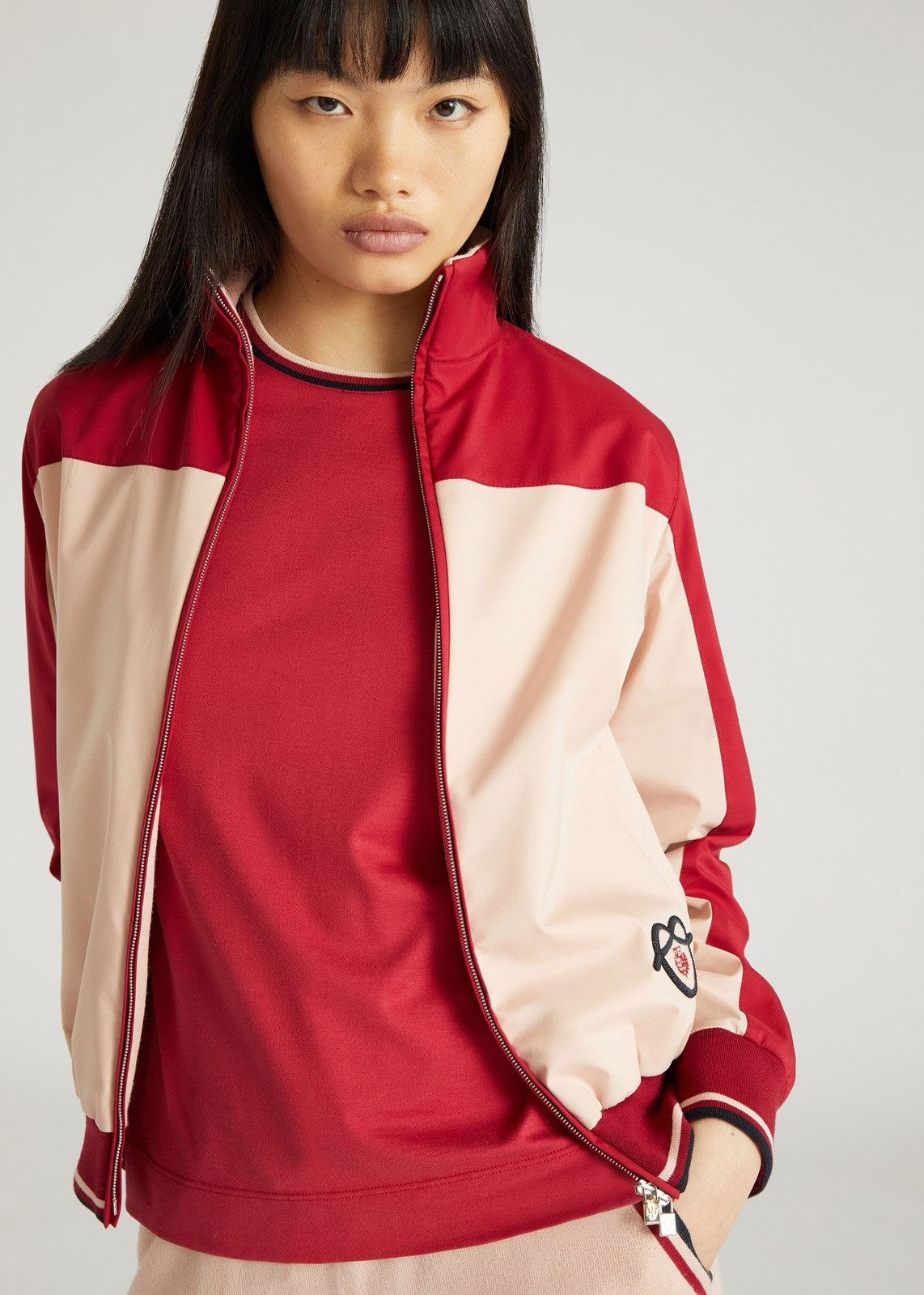 Loro Piana o1srvl11e0824 Wind Fiber Bomber Jacket in Red/Pink Size L / US 10 / IT 46 - 2 Thumbnail