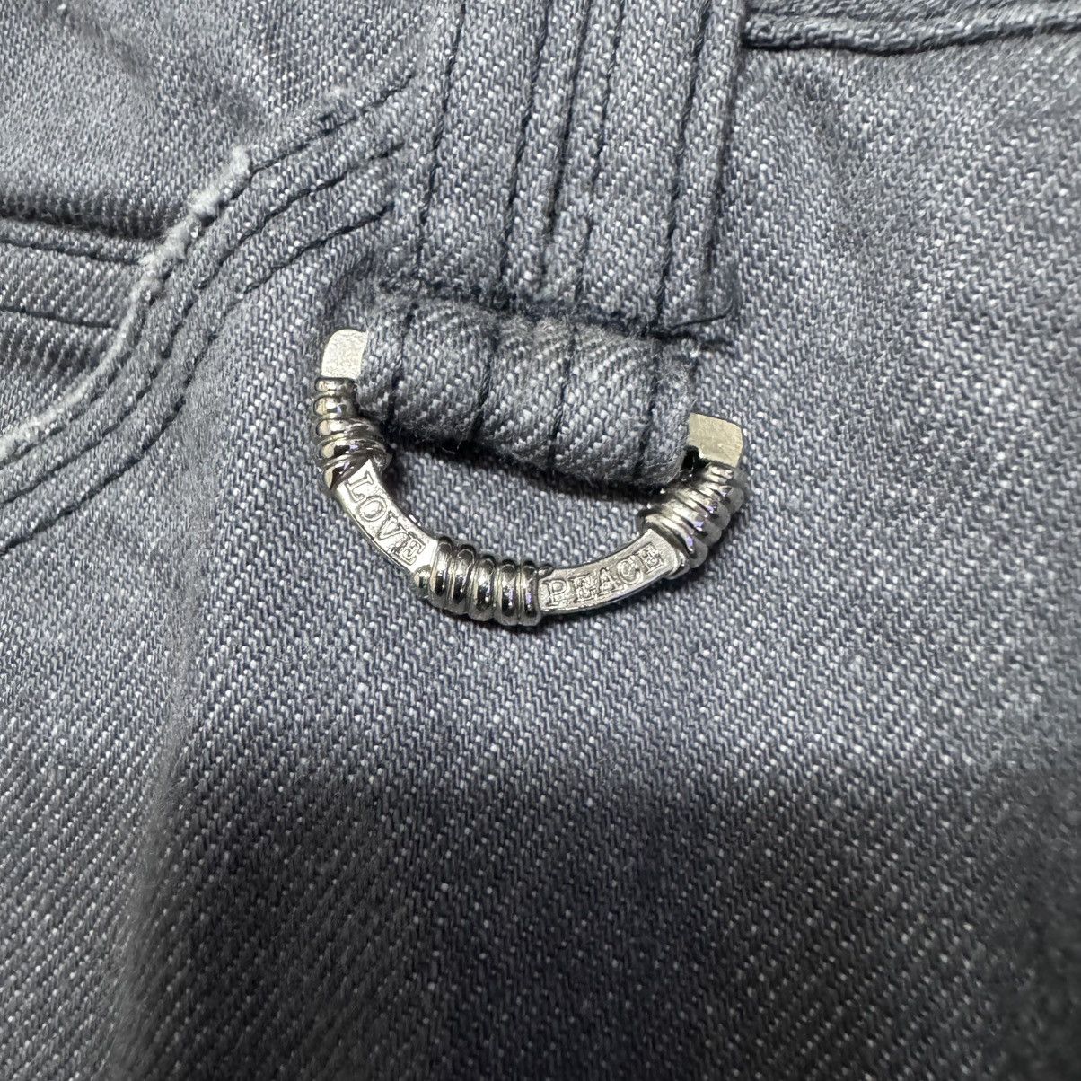 roarguns Roarguns Swarovski Grey Denim Jeans Size US 32 / EU 48 - 6 Thumbnail