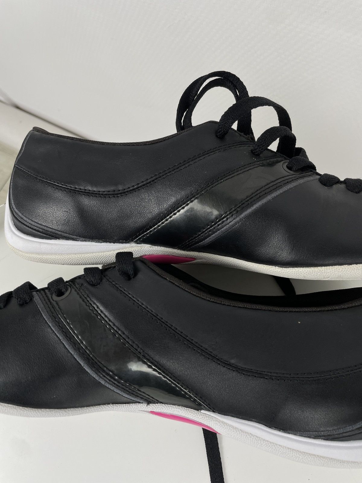 Ferrari × Puma Deatstock Rare Y2K Jet Speed Cat Leather Black Laces Low Moto Sneakers Shoes Size US 8.5 / IT 38.5 - 16 Thumbnail