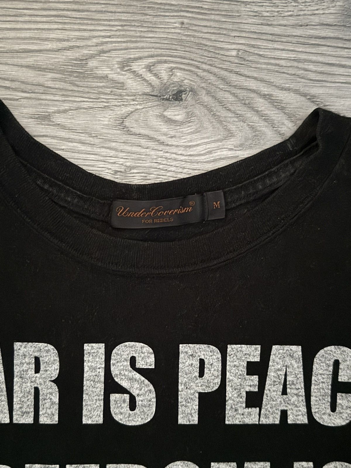 Undercover Undercover AW03 War is Peace Tee Size US M / EU 48-50 / 2 - 4 Thumbnail