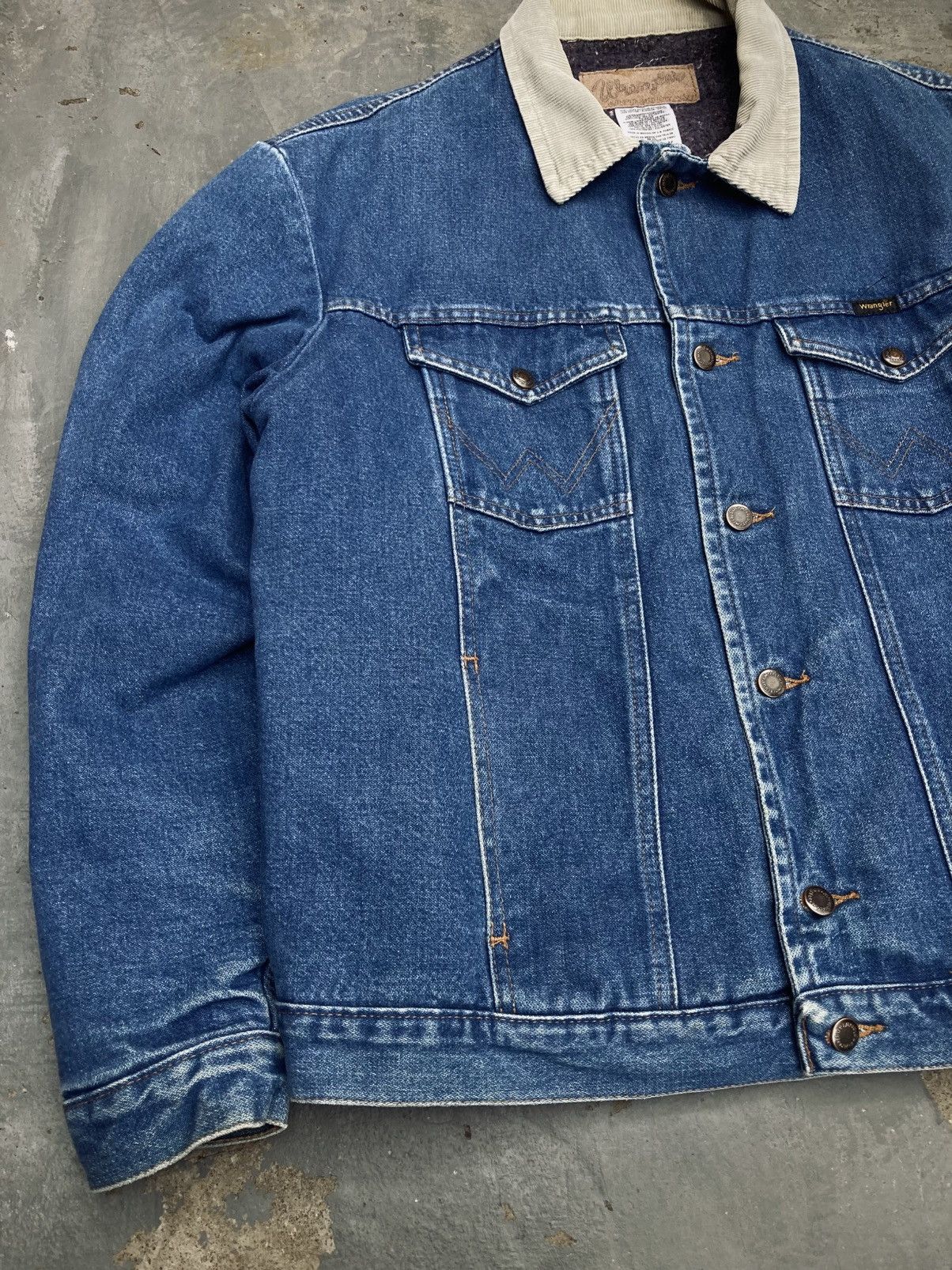 Wrangler Vintage 90s Wrangler Western Denim Jacket Size US L / EU 52-54 / 3 - 2 Thumbnail