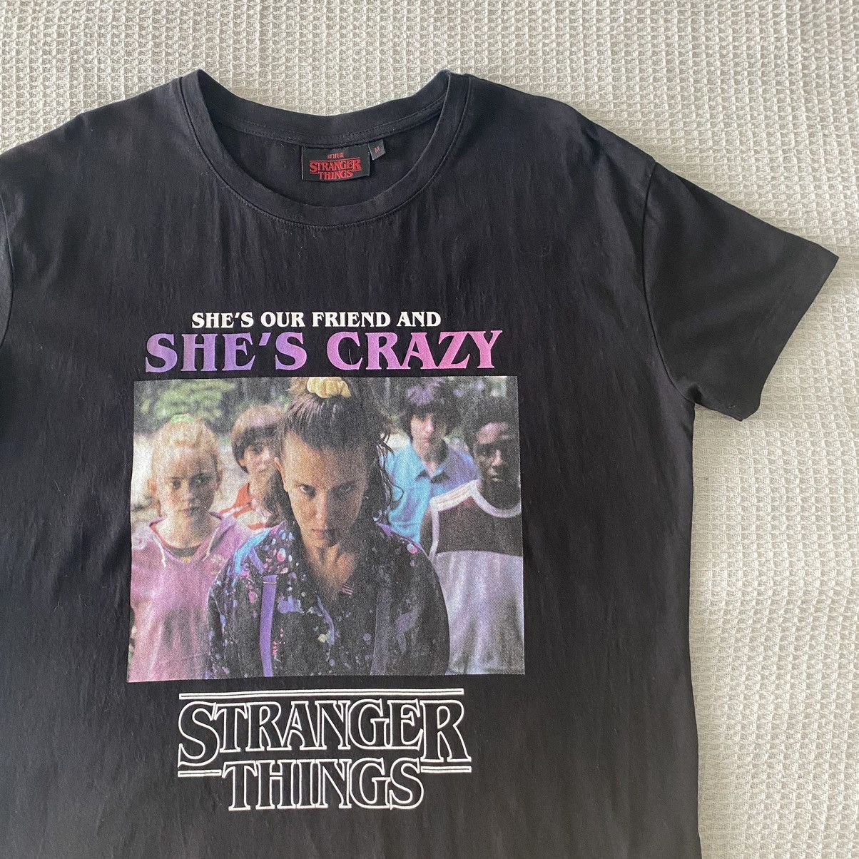 Vintage Stranger Things Netflix Movie ERD GRUNGE THRASHED VINTAGE T Size US M / EU 48-50 / 2 - 2 Thumbnail