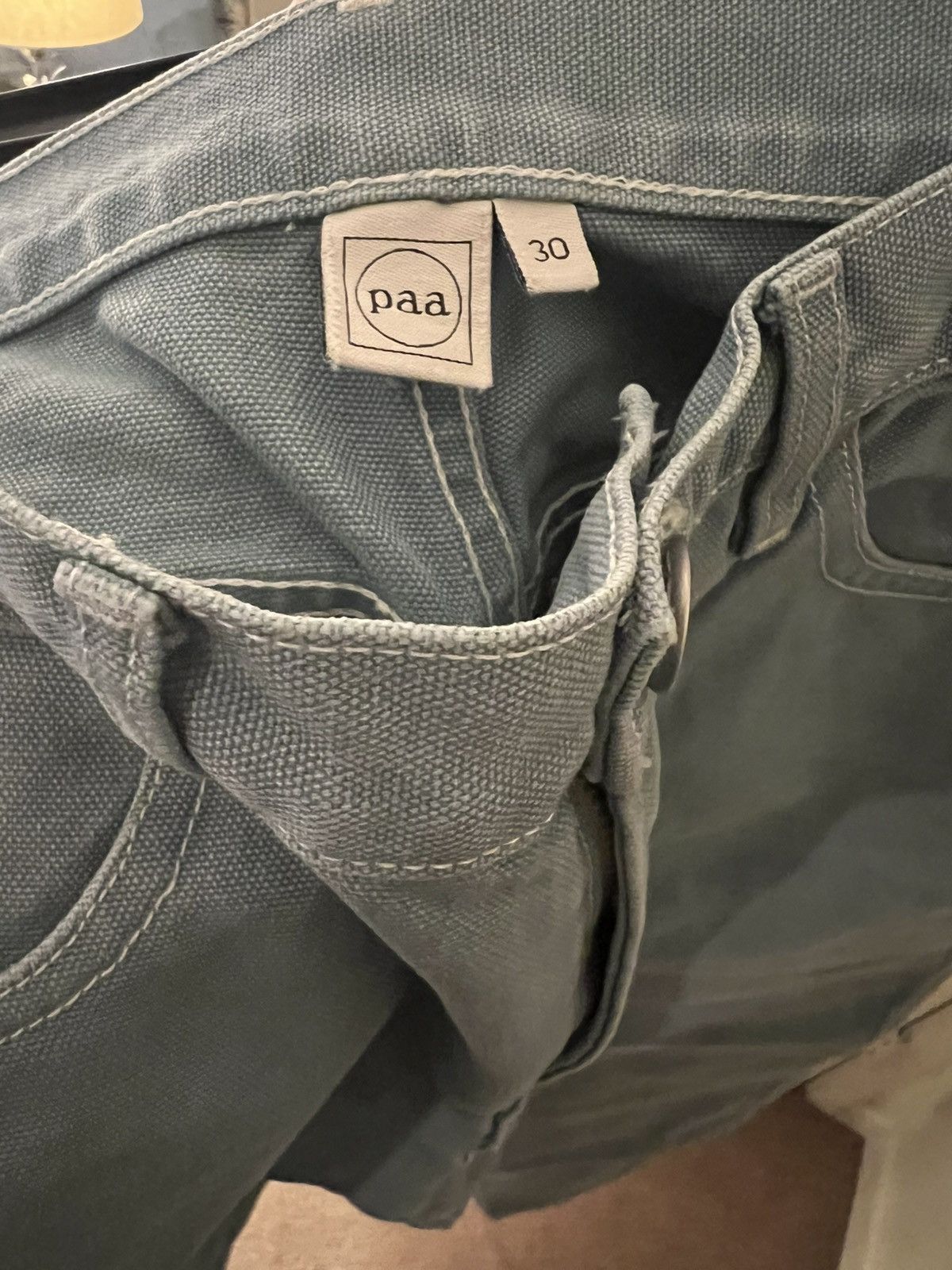 Paa Four Pocket Canvas Jean Size US 30 / EU 46 - 3 Thumbnail