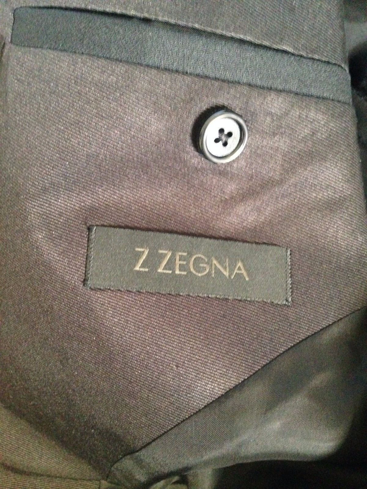 Z Zegna Z Zegna Black Tuxedo Dinner Wool Blazer Pin Lapel 36 (46) Size 36S - 5 Thumbnail