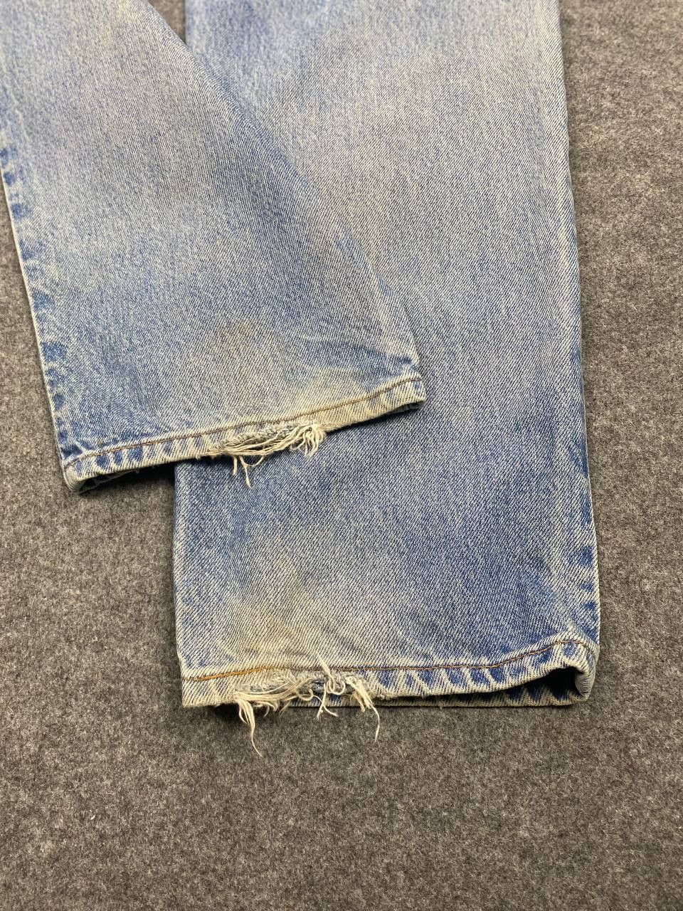 Levi's vintage levis relaxed straight leg nice design Size US 35 - 4 Thumbnail