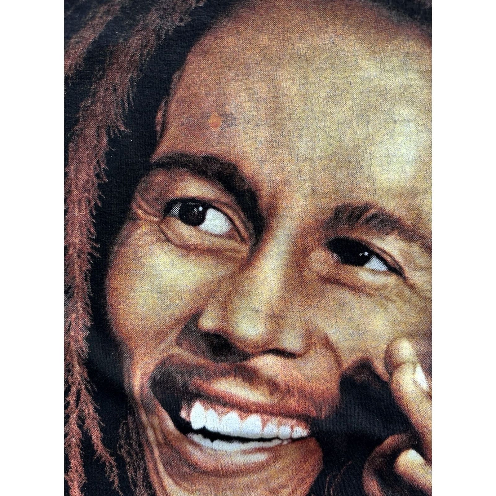 Vintage VINTAGE Bob Marley Songs Of Freedom Reggae Shirt L Black Double Sided Rap Tee 90s NWOT Mens Size US L / EU 52-54 / 3 - 4 Thumbnail