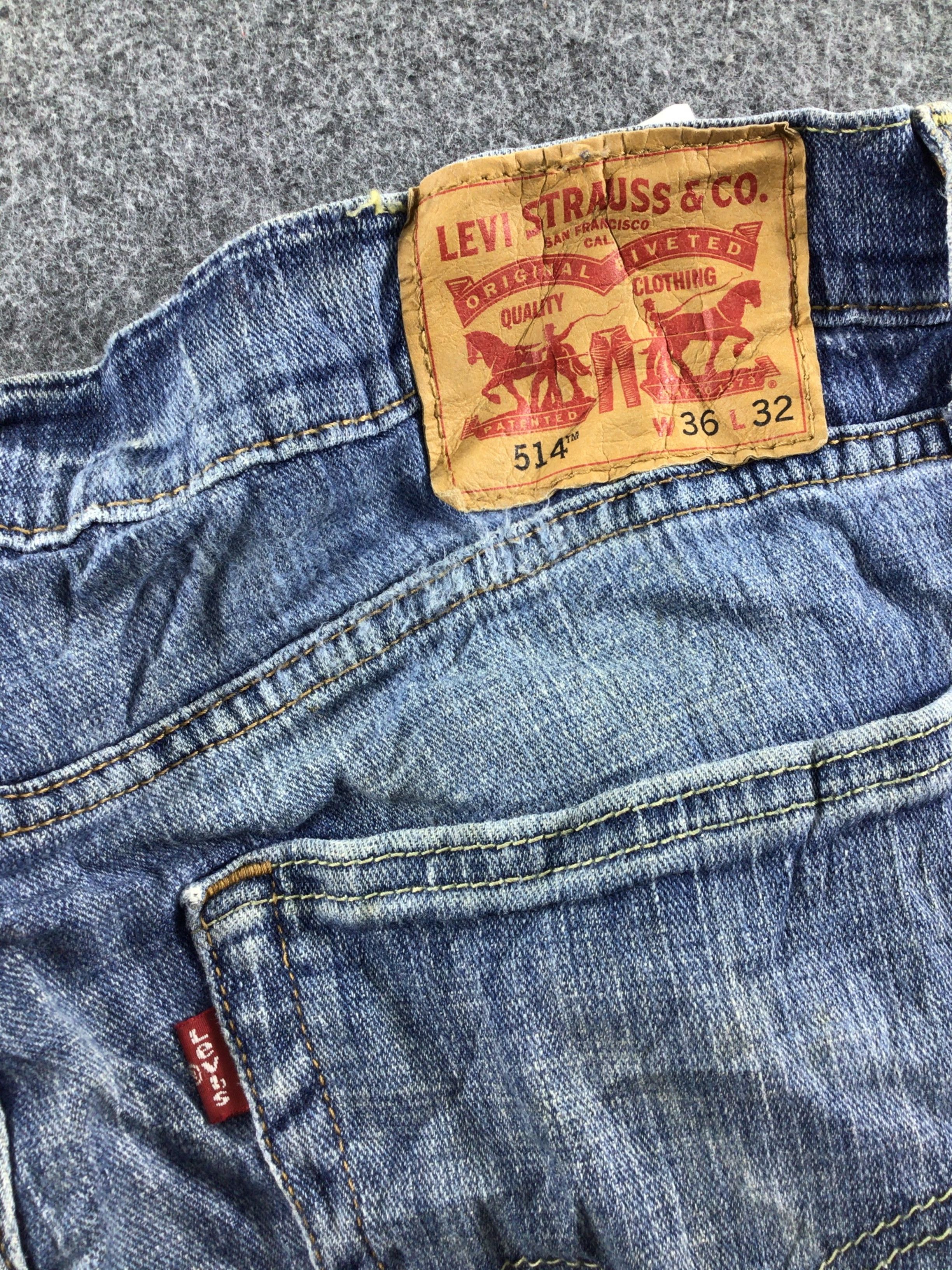 Levi's Vintage Levis 514 Jeans-J496 Size US 36 / EU 52 - 5 Thumbnail