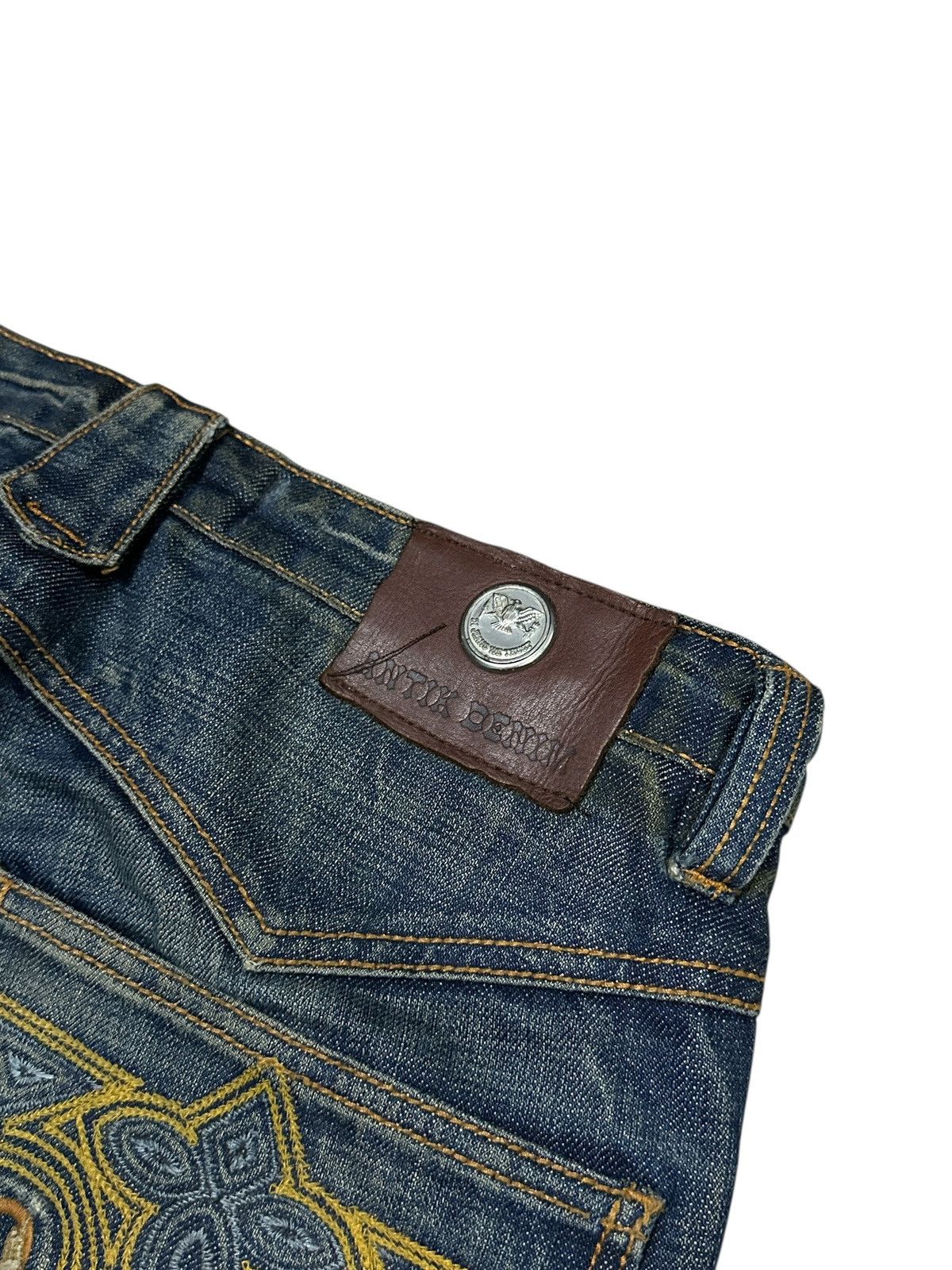 Japanese Brand Vintage Y2k Antik Denim Tiger Embroid. Size US 32 / EU 48 - 6 Thumbnail
