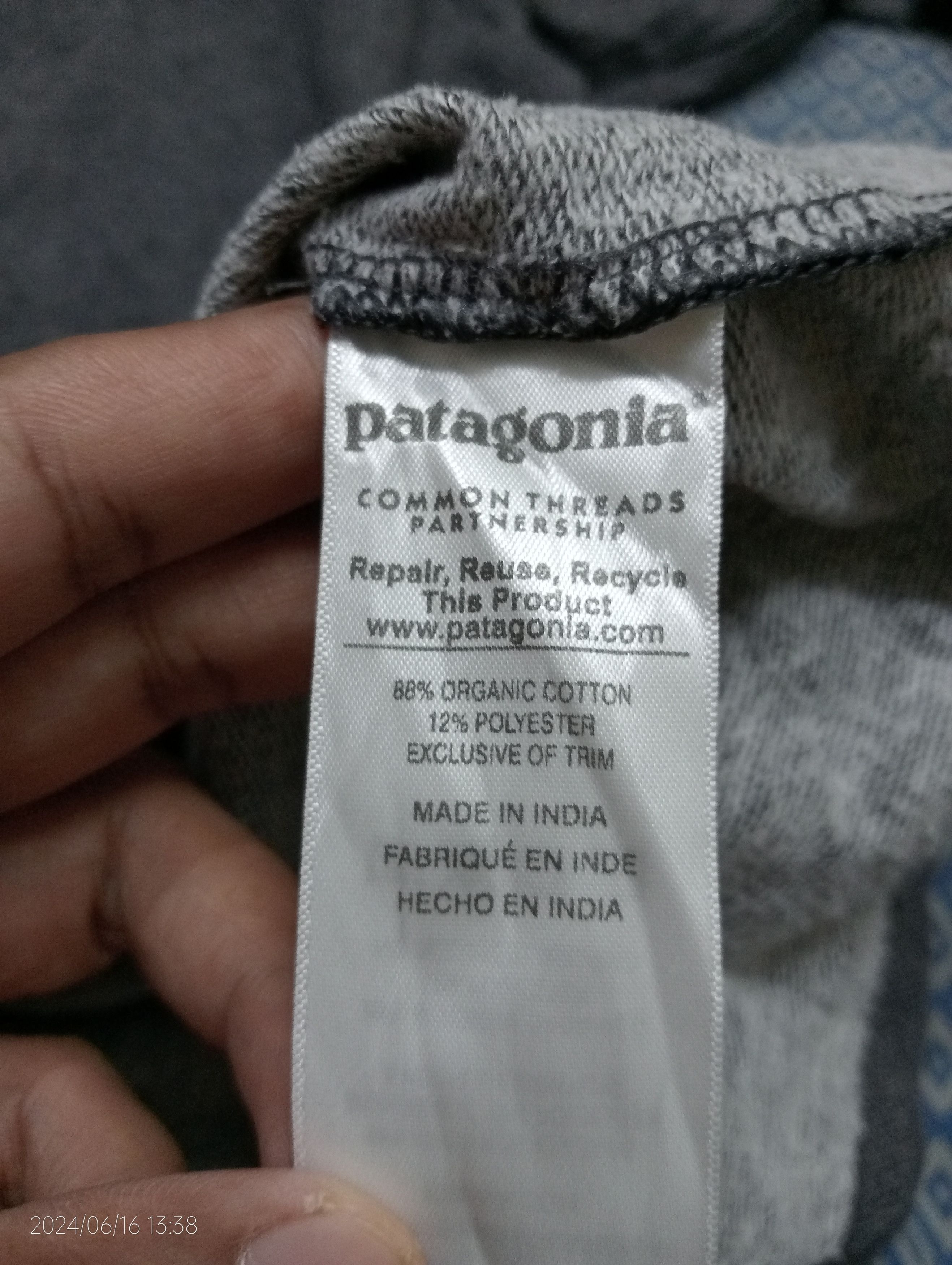 Patagonia Patagonia Santa Clara Ventura Calif USA Long Sleeve Tshirt Size US S / EU 44-46 / 1 - 9 Thumbnail