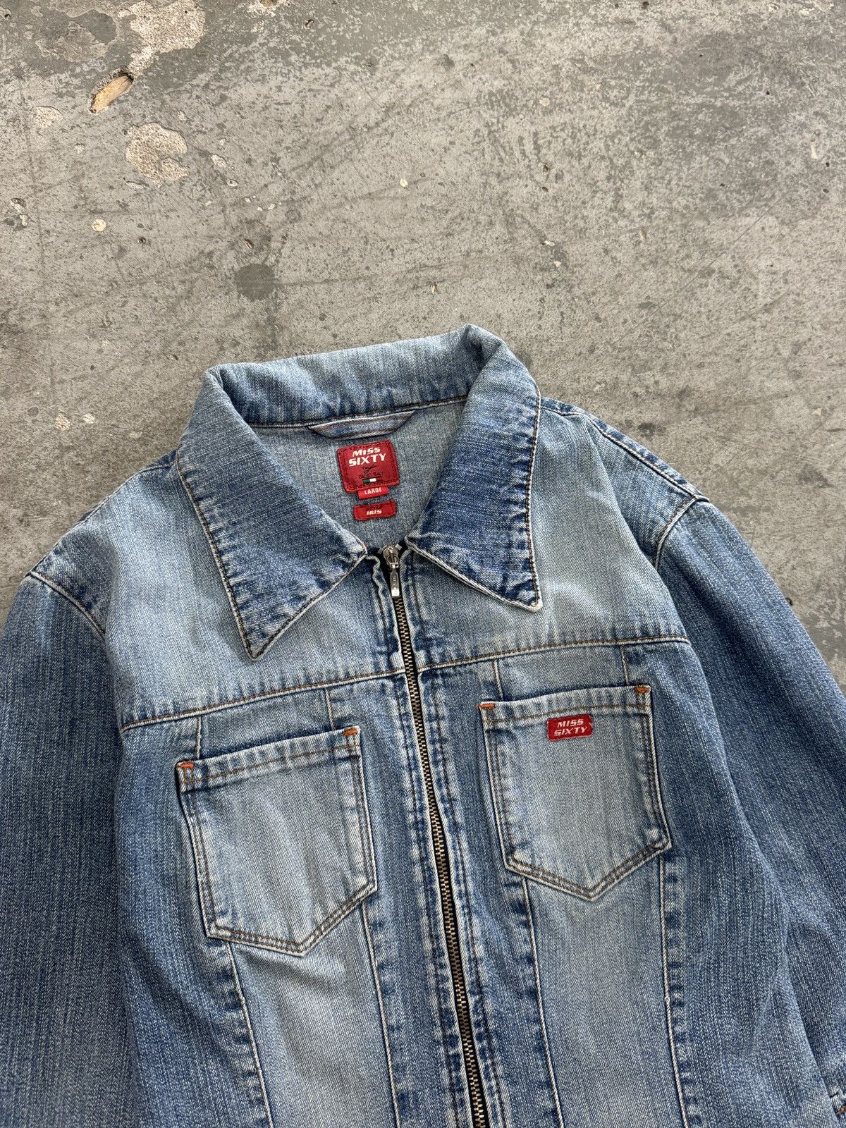 Miss Sixty y2k Miss Sixty Denim Jacket Size L / US 10 / IT 46 - 3 Thumbnail
