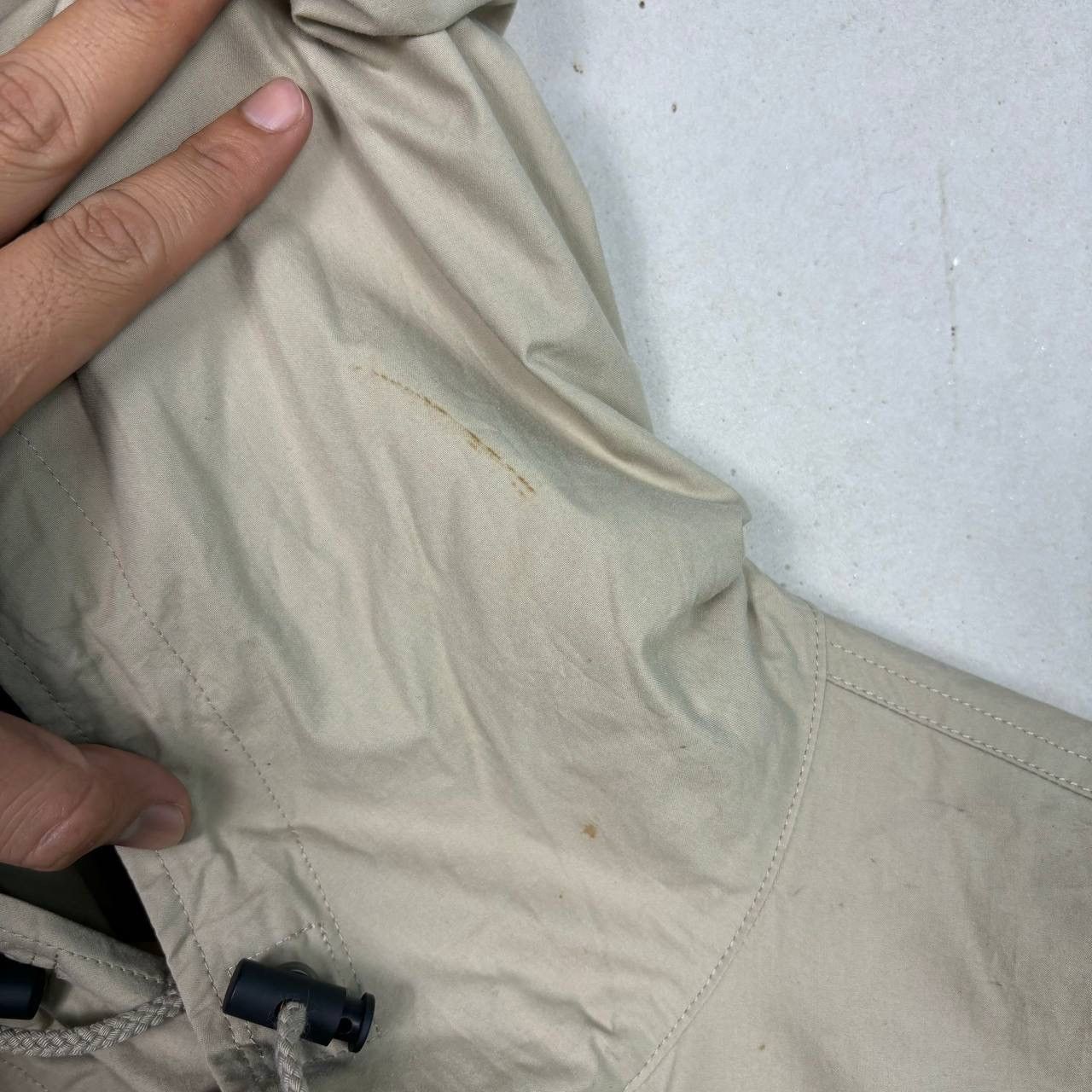 Polo Ralph Lauren Vtg Polo Ralph Lauren Naigai Japan Hooded Jacket Beige 170 Size US M / EU 48-50 / 2 - 8 Thumbnail