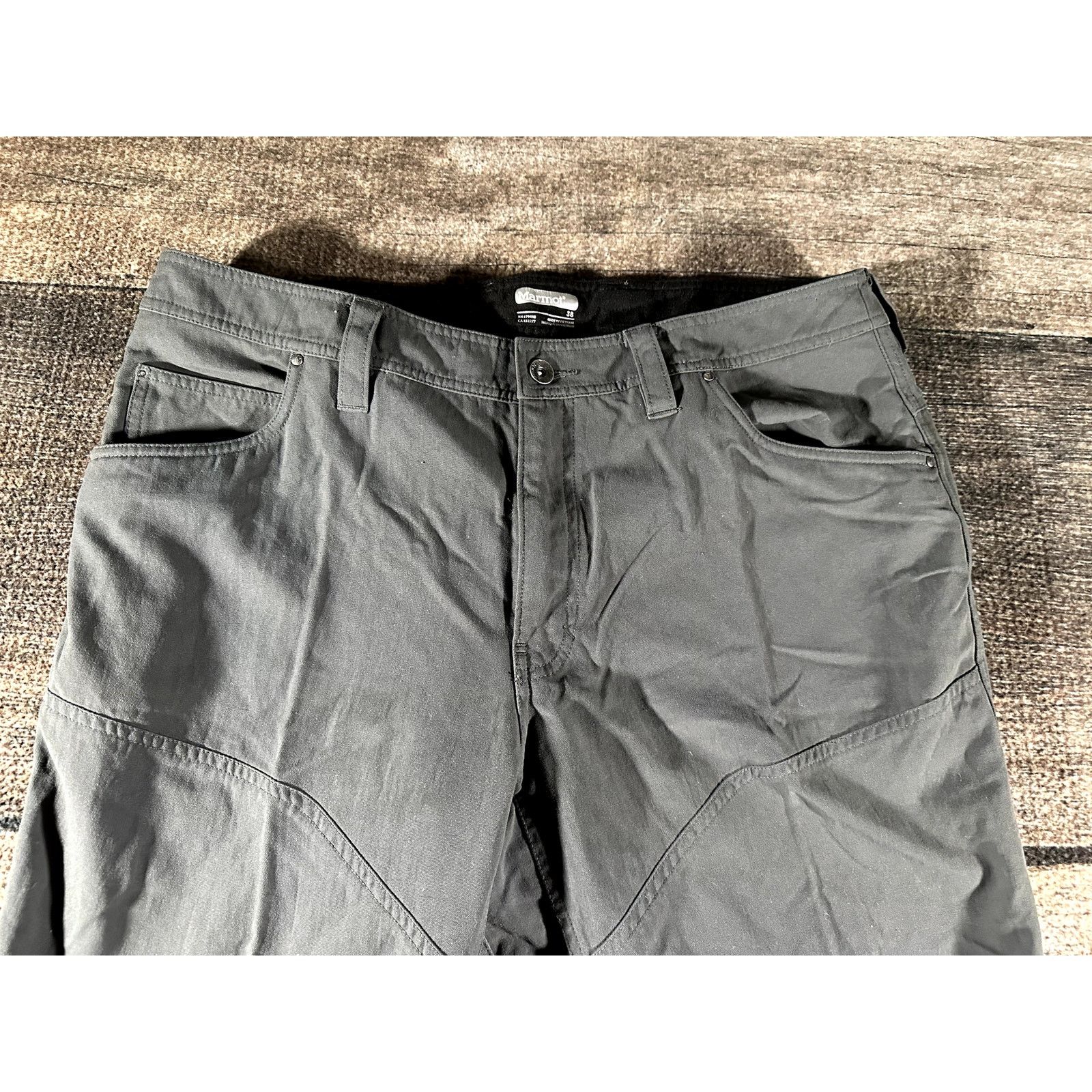 Marmot Marmot Scree Pants Men's 38x30 Grey Softshell Outdoor Hiking Size US 38 / EU 54 - 2 Thumbnail