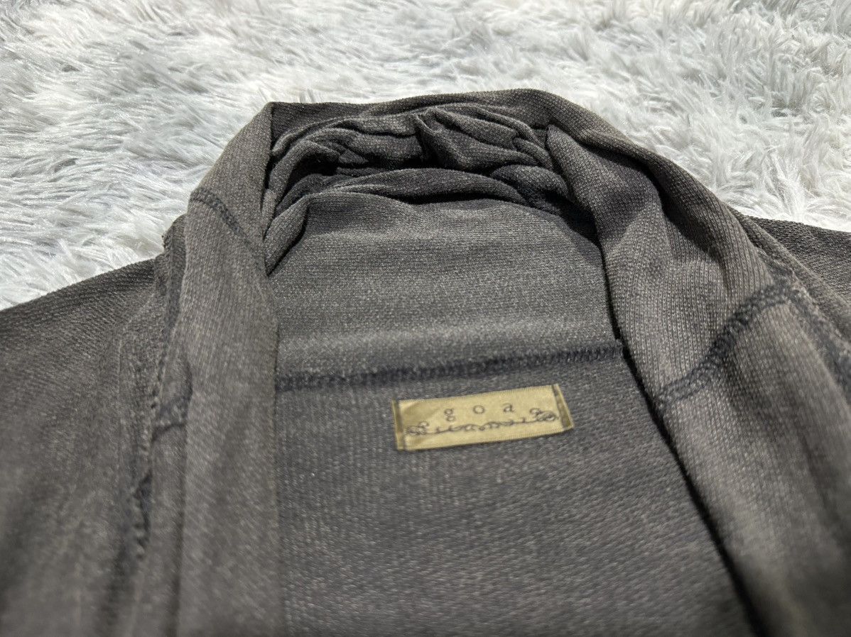 GOA 🔥Y2K Archived Goa Fur Pocket Long Cardigan Shawl Collar Size US XL / EU 56 / 4 - 10 Thumbnail