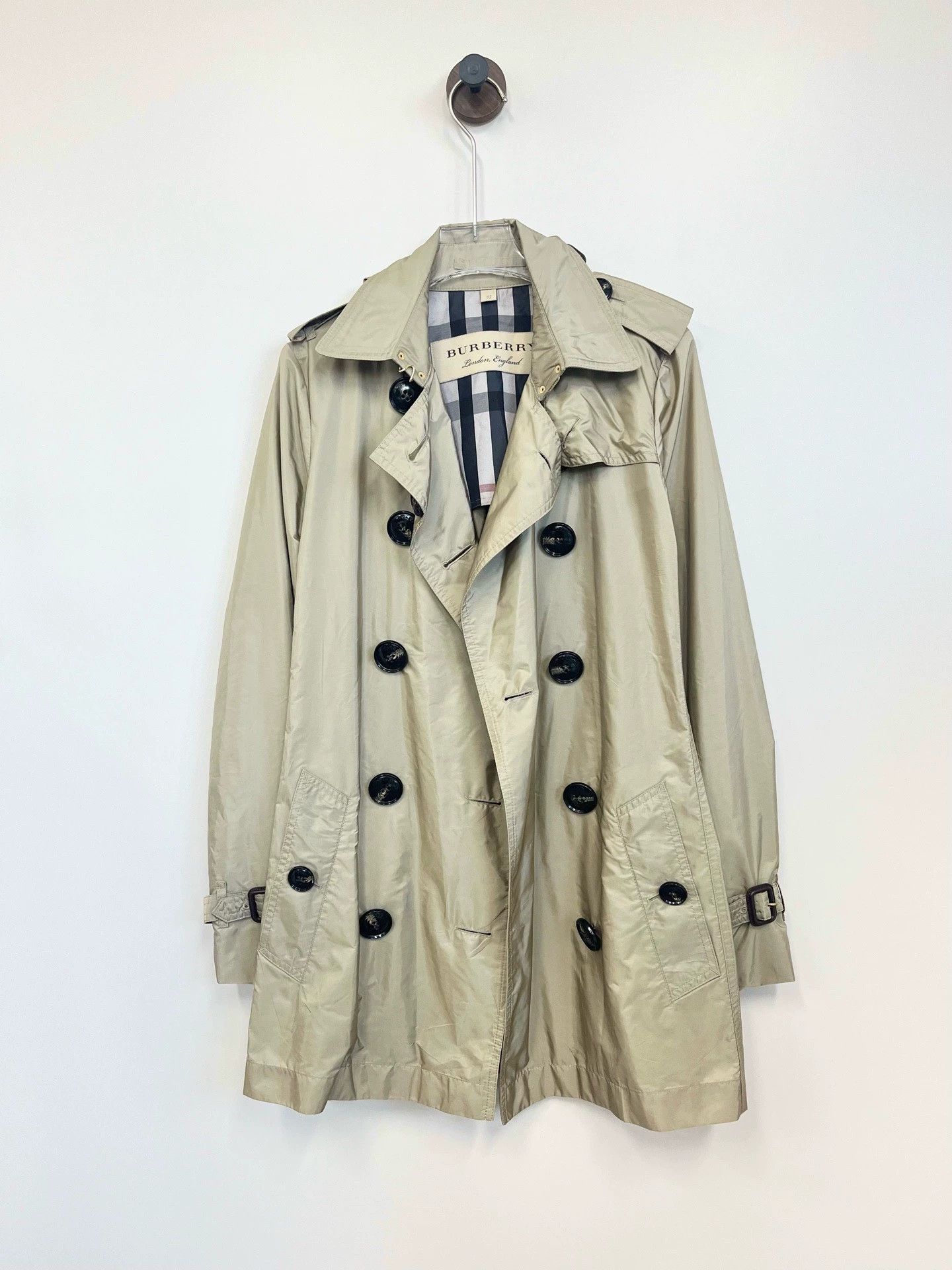 Burberry Burberry Beige Double-Breasted Trench Coat Size US M / EU 48-50 / 2 - 1 Thumbnail