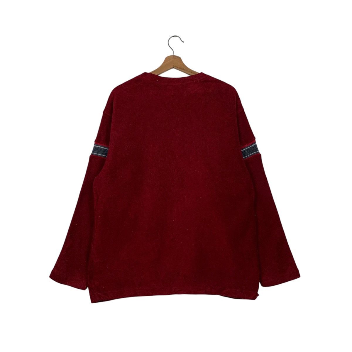 Quiksilver QUIKSILVER Pullover Red Fleece Crewneck Sweater #1585-C71 Size US L / EU 52-54 / 3 - 7 Thumbnail