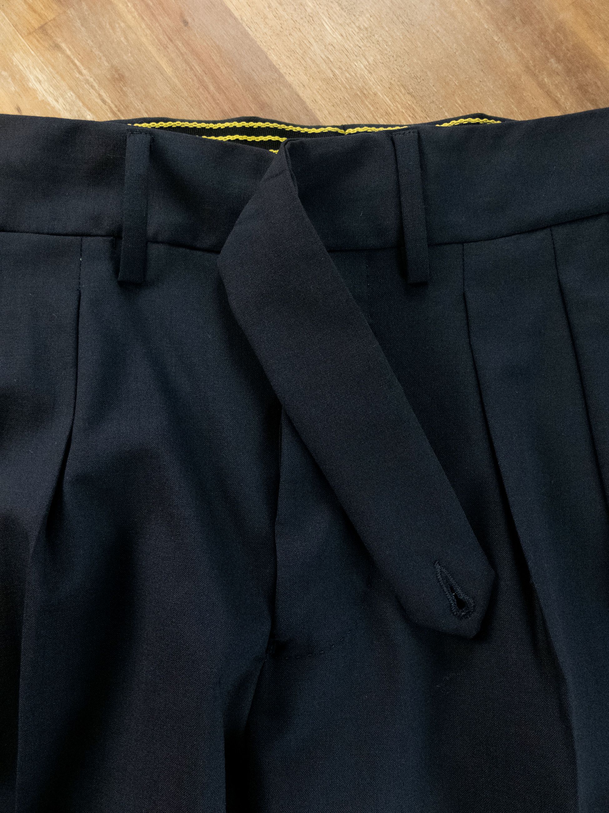 SARTORIO SARTORIO navy blue pleated wool dress pants Size 32 Size US 32 / EU 48 - 5 Thumbnail