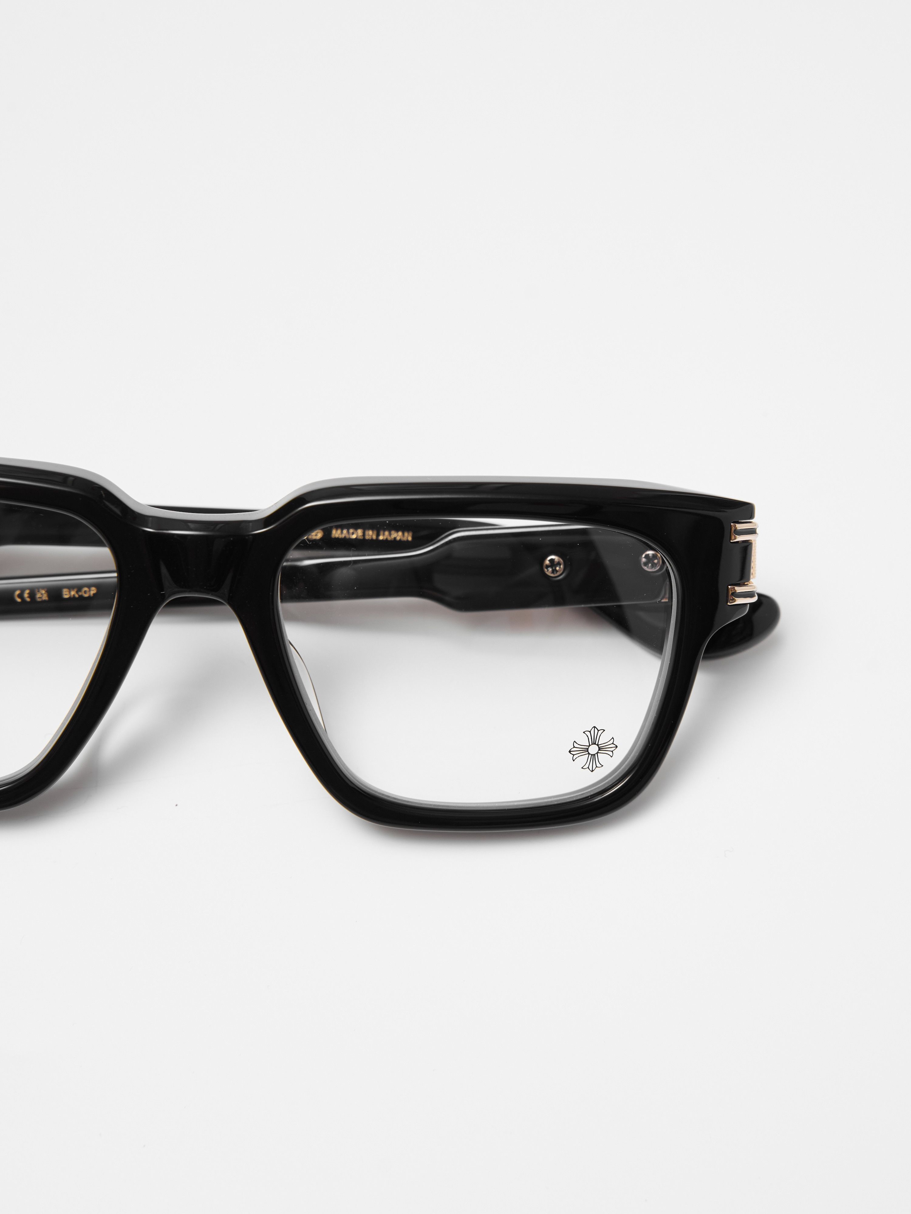 Chrome Hearts CHROME HEARTS BULGE BLACK GOLD PLATED GLASSES Size ONE SIZE - 3 Thumbnail