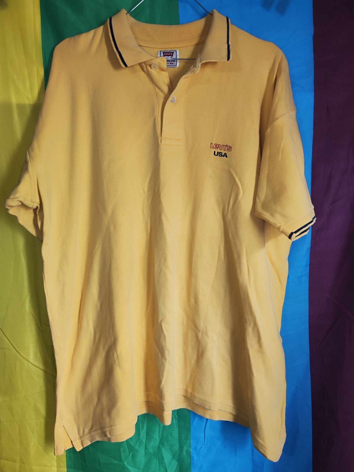 Levi's × Vintage Vintage Levi’s men’s collared cotton T-shirt size L Size US L / EU 52-54 / 3 - 2 Thumbnail