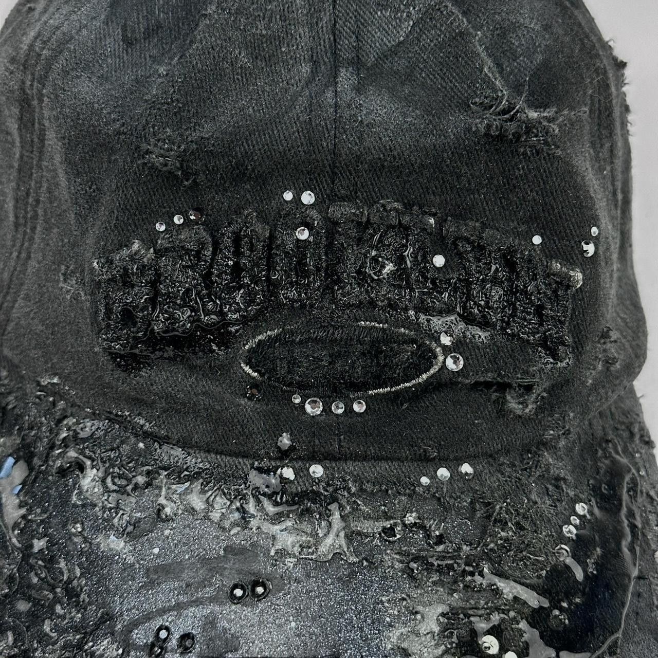 Other ASTROBOI* 'Alastair' Brooklyn Black Resin Rhinestone Hat Size ONE SIZE - 2 Thumbnail