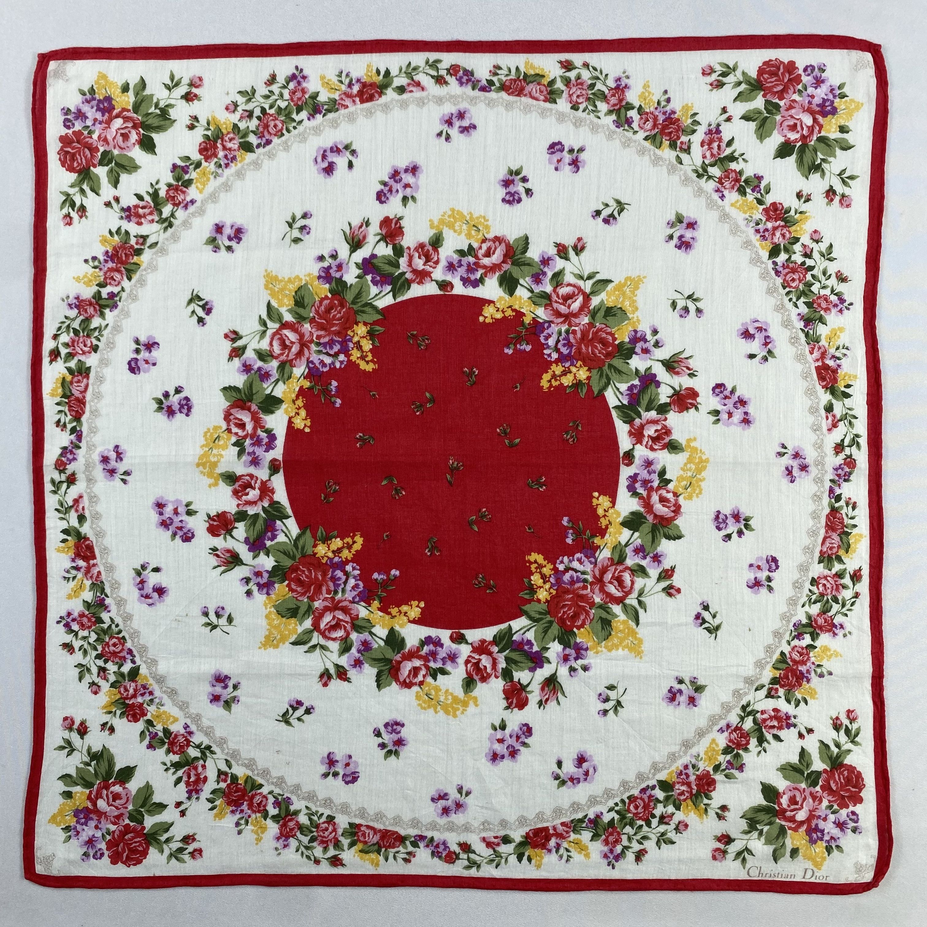 Vintage Christian Dior Monsieur Handkerchief / Neckerchief-P958 Size ONE SIZE - 1 Thumbnail