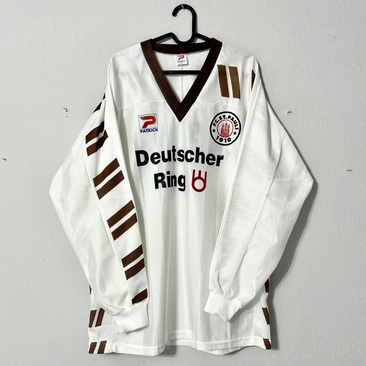 Vintage 1992 1994 Saint Pauli Germany Vintage Home Kit Soccer Jersey Size US XXL / EU 58 / 5 - 3 Thumbnail