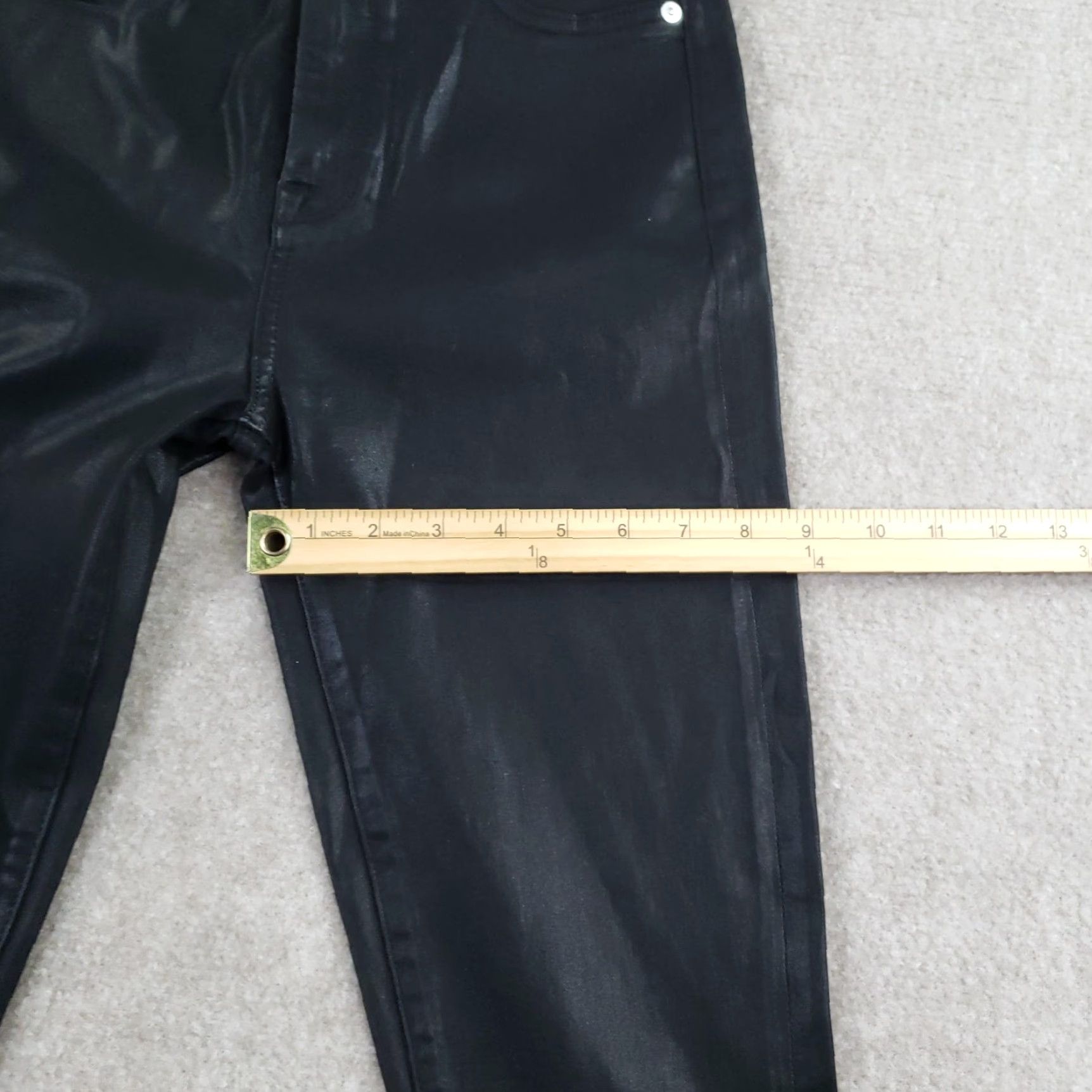 7 For All Mankind 7 For All Mankind Pants Womens 29 Black Coated Skinny Ankle Denim 7 For All Mankind Pants Womens 29 Black Coated Skinny Ankle Denim Size 29" - 5 Thumbnail