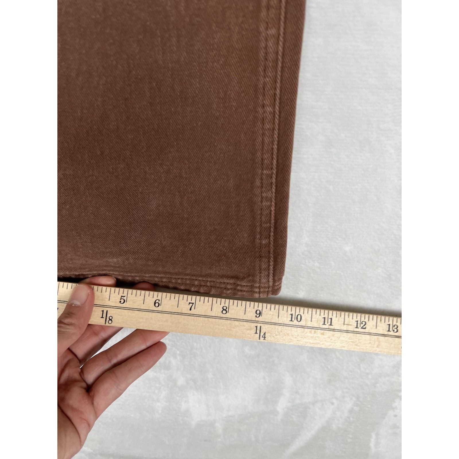 Pacsun PacSun Ultra High Rise Flare Carpenter Jeans Womens 22 Brown Size 40" / US 18 - 4 Thumbnail