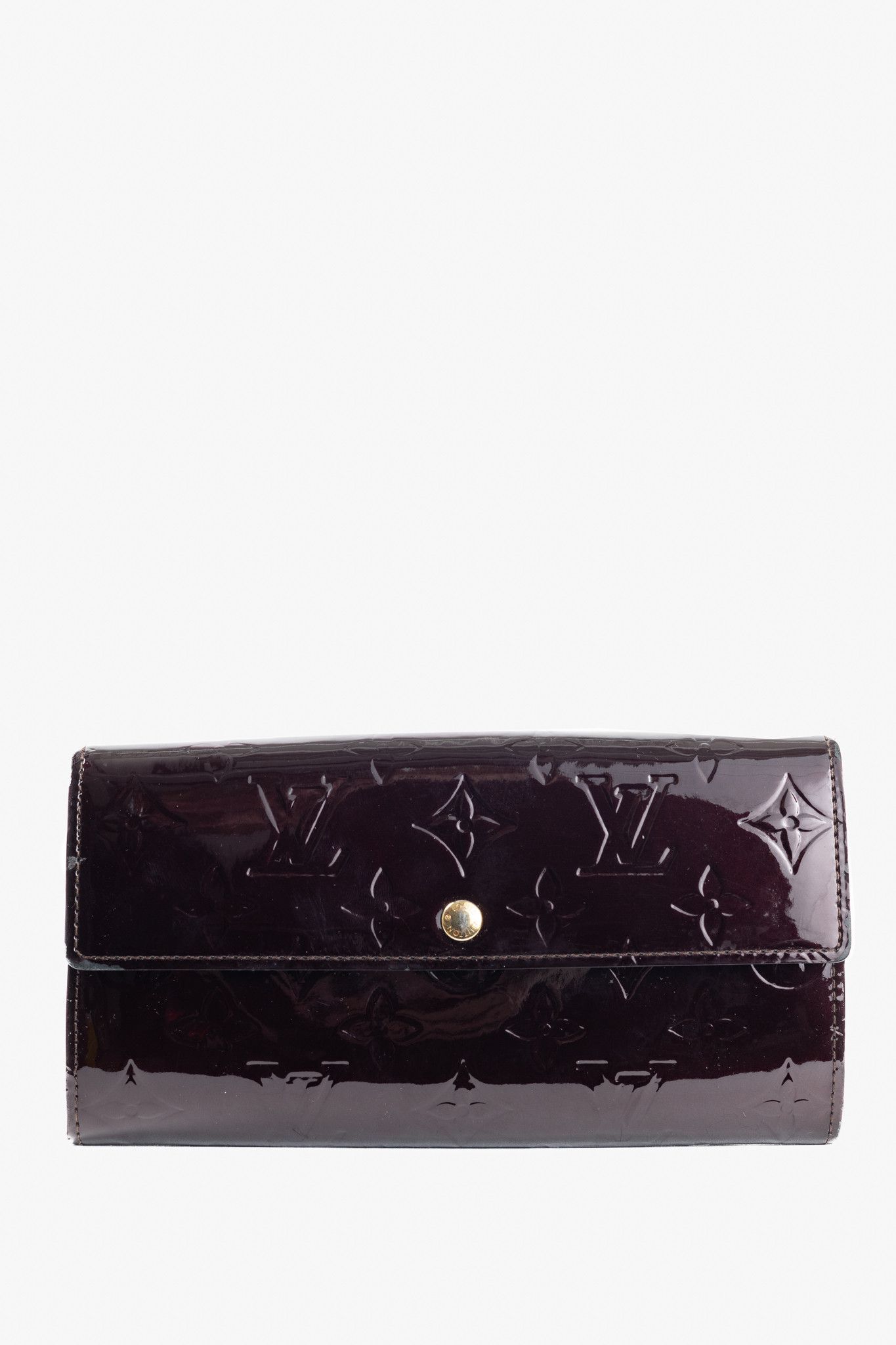 Louis Vuitton Louis Vuitton Sarah Amarante Monogram Vernis Leather Wallet Size ONE SIZE - 1 Thumbnail
