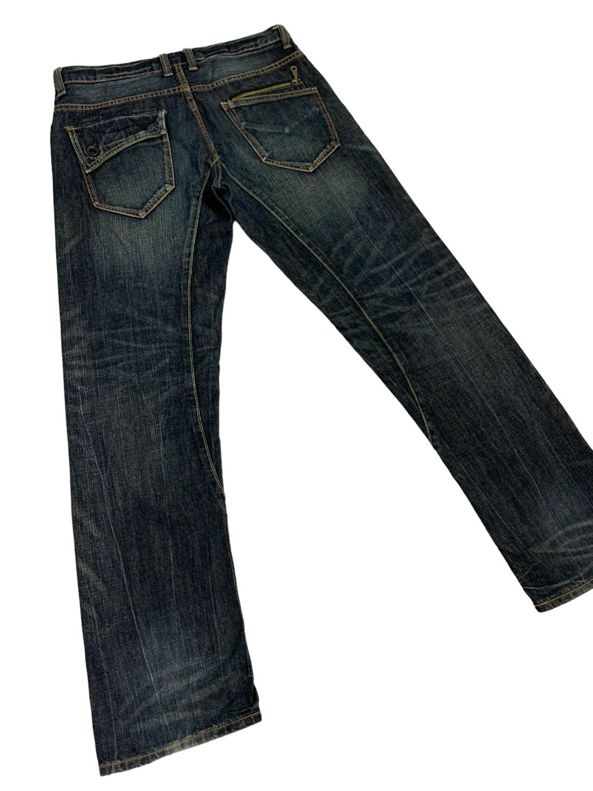 Japanese Brand 🔥Japanese Brand Streetwear UJ Jeans Distressed Jeans Size US 34 / EU 50 - 2 Thumbnail
