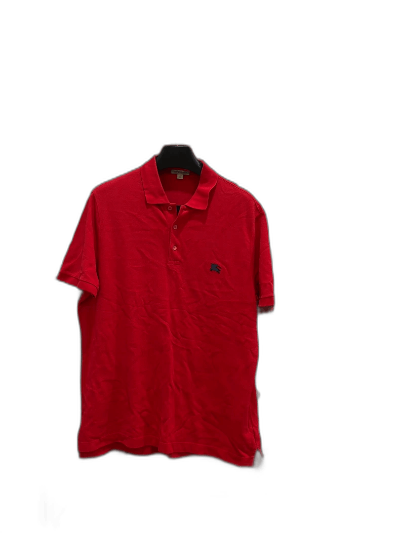 Burberry Burberry Red Short Sleeve Polo Shirt Size US XL / EU 56 / 4 - 1 Thumbnail