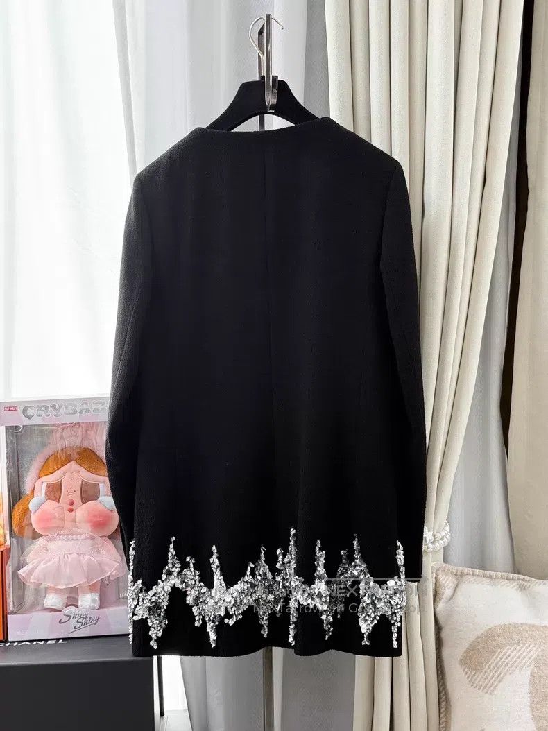 Chanel Chanel Silver sequin embroidery long-sleeved jacket Size XS / US 0-2 / IT 36-38 - 3 Thumbnail
