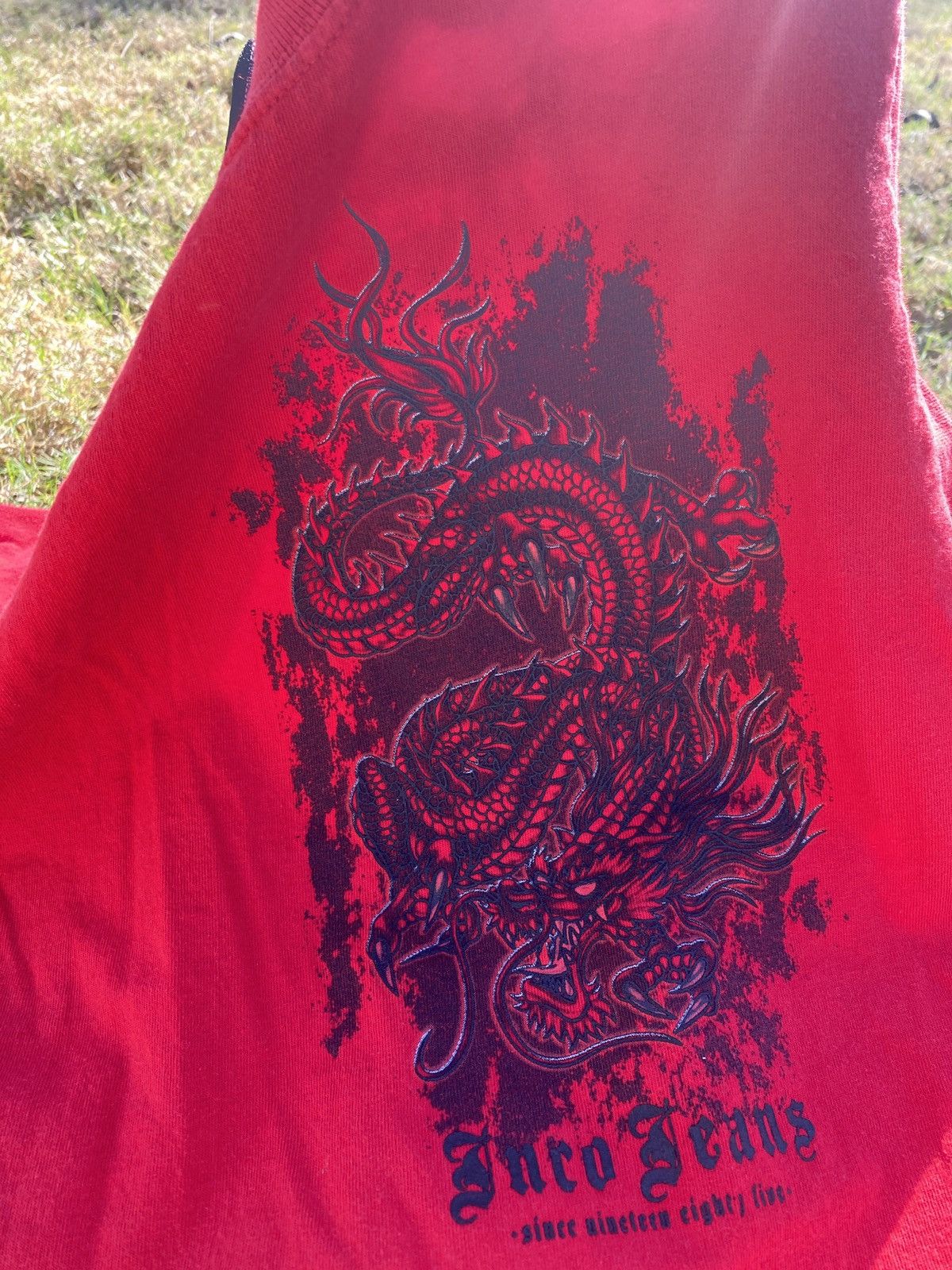 JNCO × Tapout × Vintage JNCO red dragon shirt y2k Size US M / EU 48-50 / 2 - 9 Thumbnail