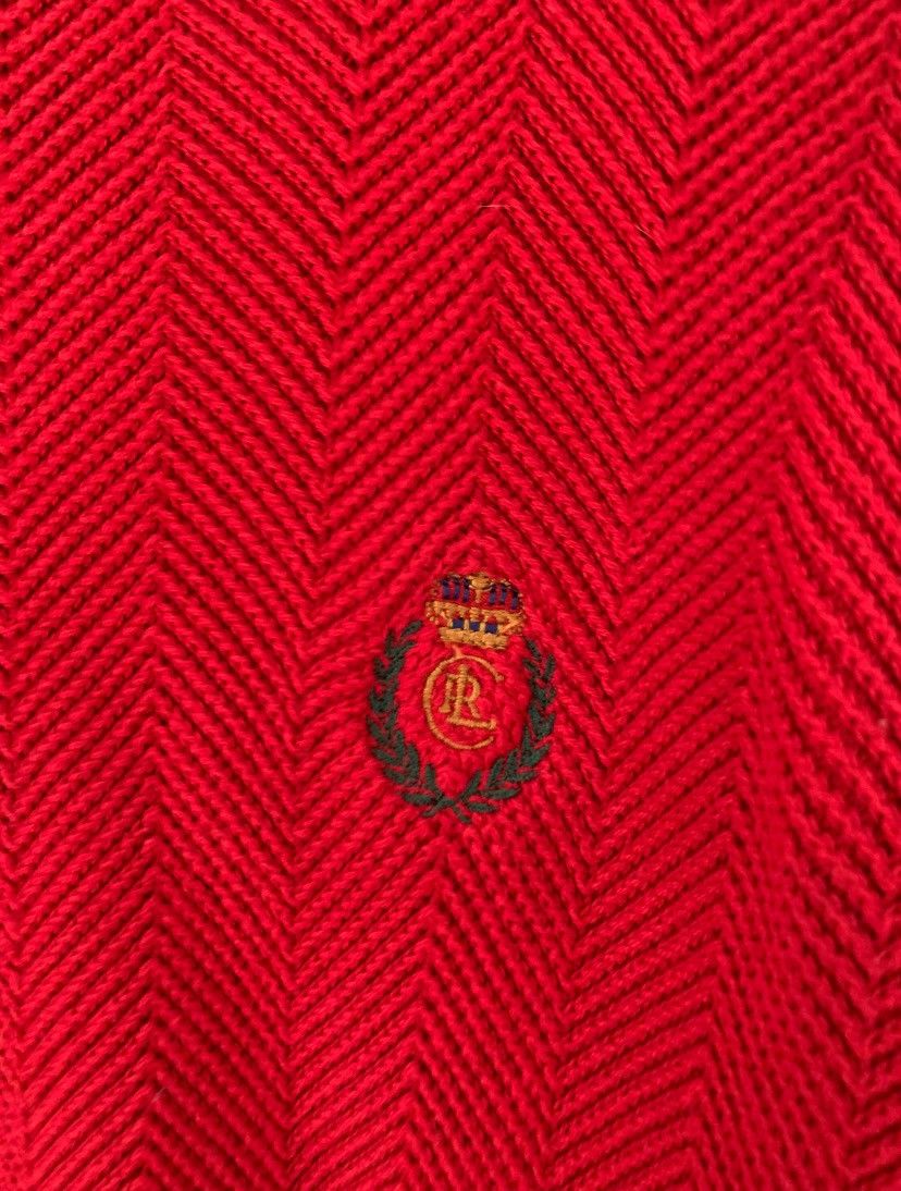 Chaps Ralph Lauren × Designer × Vintage Vintage Ralph Lauren Chaps Cable Knit Size US L / EU 52-54 / 3 - 3 Thumbnail