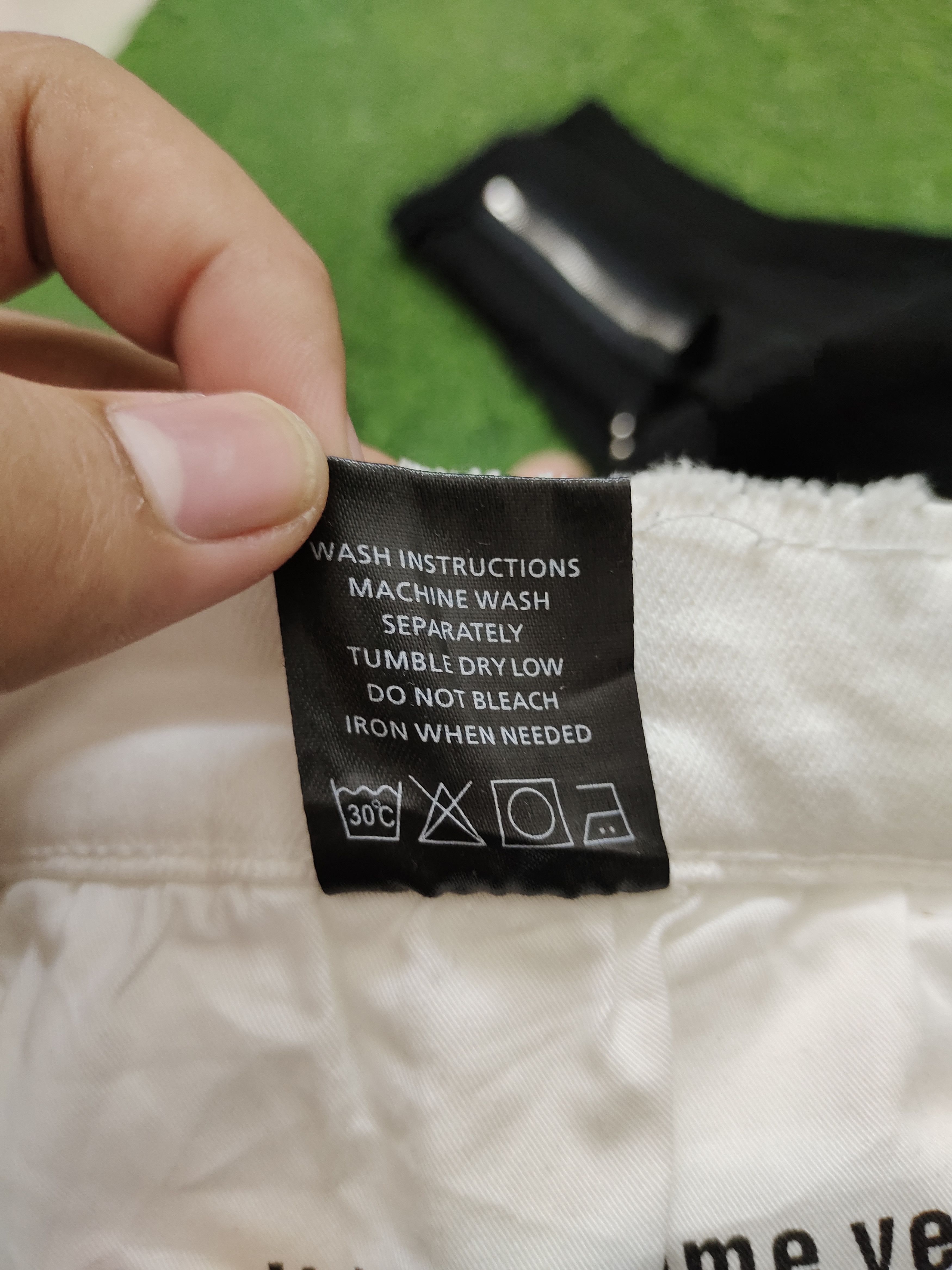 Japanese Brand Valabasas Black White Bondage Cargo Denim Jeans Cyperpunk Size US 32 / EU 48 - 19 Thumbnail