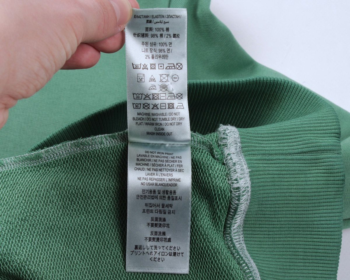 Burberry × Designer BURBERRY London England Big Logo Green Cotton Sweatshirt Size US XS / EU 42 / 0 - 20 Thumbnail
