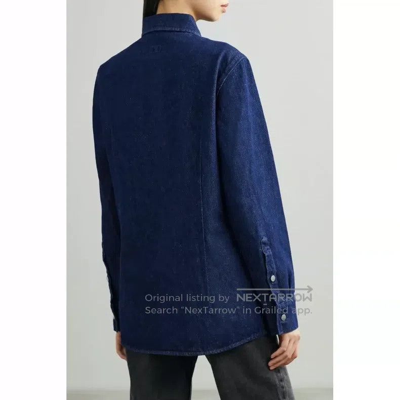 Raf Simons Raf Simons Unisex denim logo shirt Size US S / EU 44-46 / 1 - 9 Thumbnail
