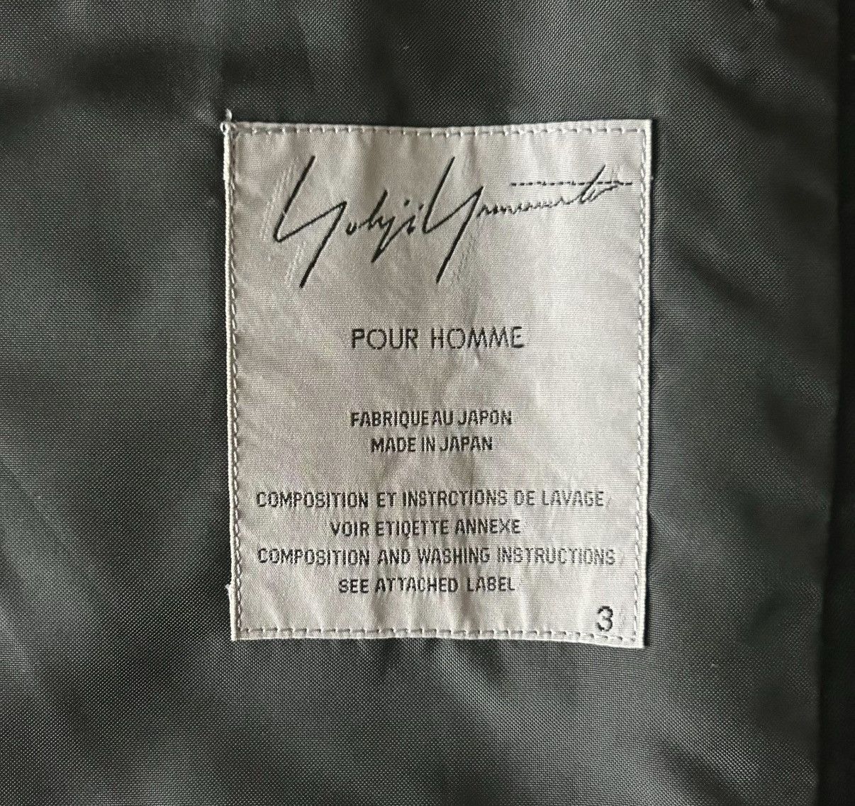 Yohji Yamamoto Yohji Yamamoto 01aw Mafia Panel Lapel Blazer K4 Size US L / EU 52-54 / 3 - 4 Thumbnail