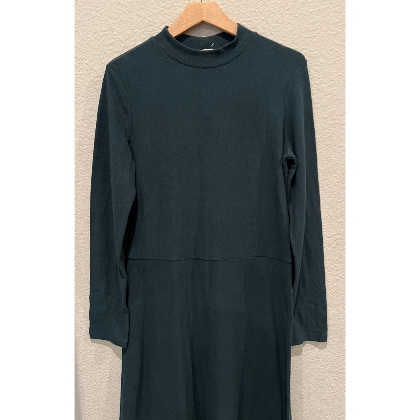 NWT Vince Mock Neck Long Sleeve A-Line Dress Size Large