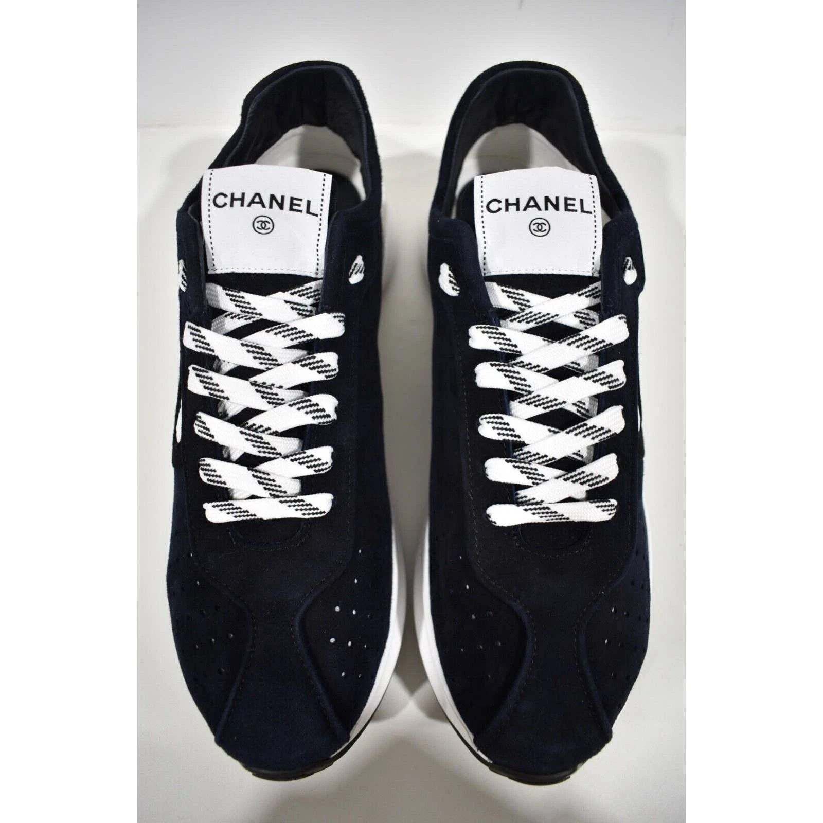 Chanel Chanel 22S Men Low Top Lace Up Trainer Sneaker 44 11 Size US 11 / EU 44 - 6 Thumbnail