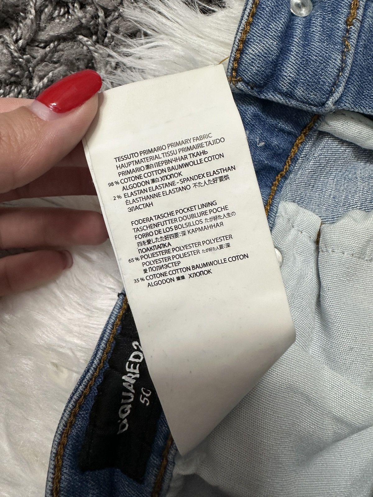 Dsquared2 Dsquared2 jeans APPROVED BY DEAN & DAN MADE WITH LOVE Size 30" / US 8 / IT 44 - 8 Thumbnail