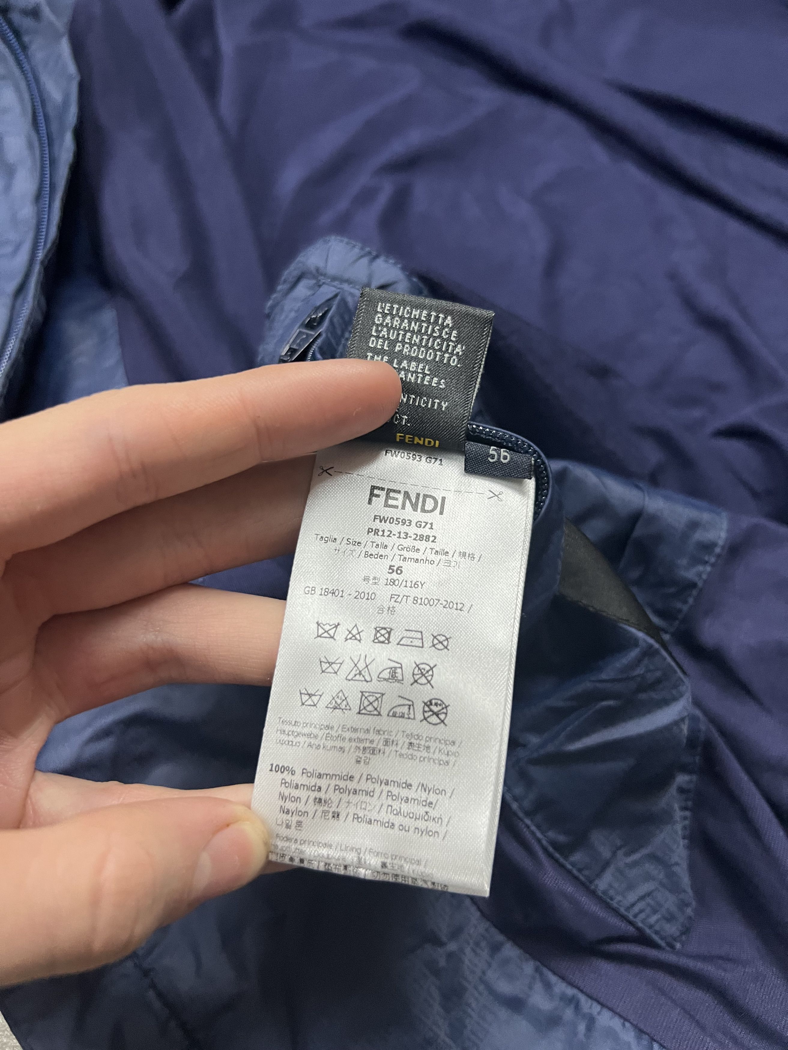 Fendi fendi bomer nylon leather size 56 XL luxury Size US XL / EU 56 / 4 - 9 Thumbnail