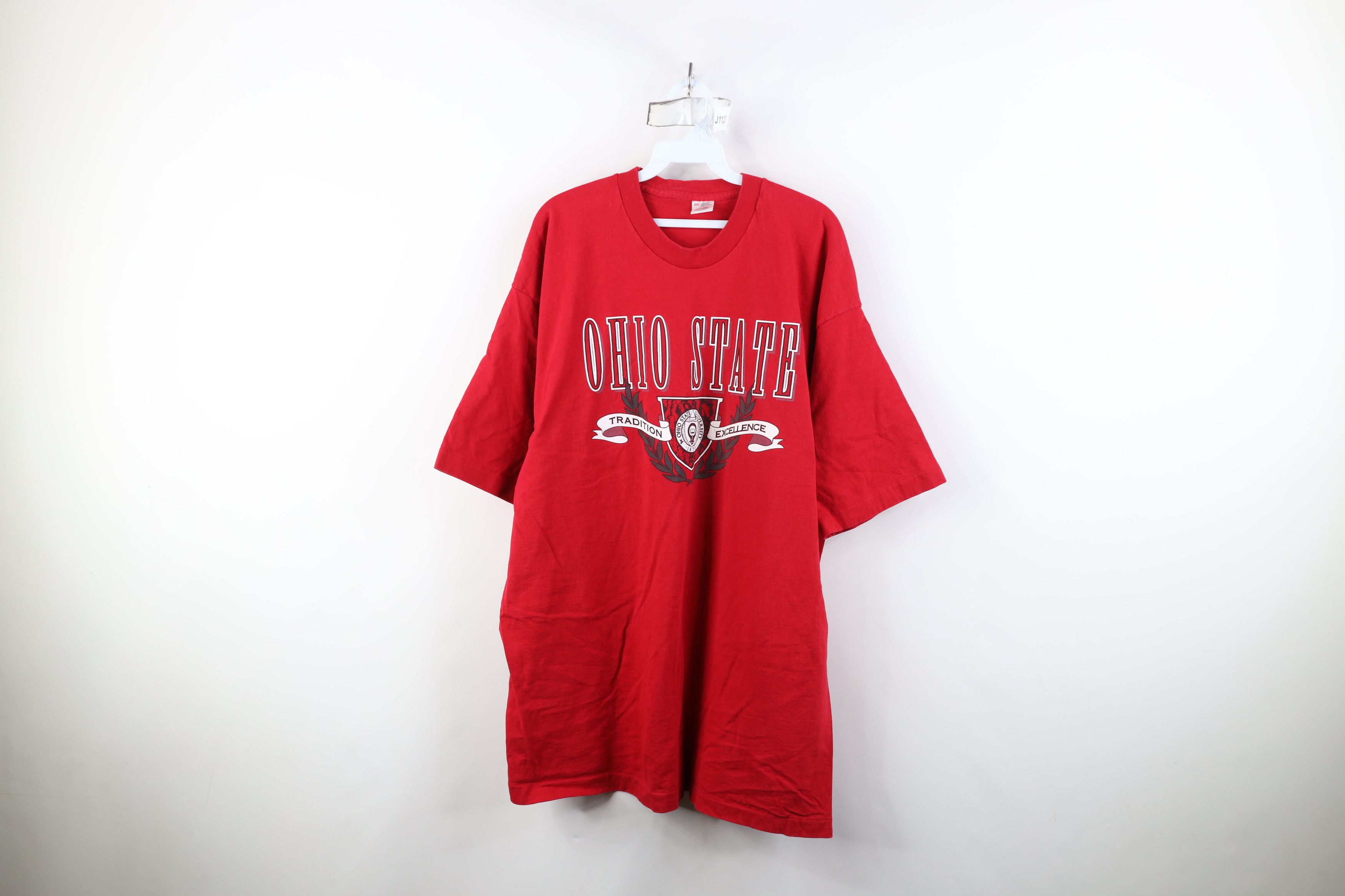 Vintage Vintage 90s Ohio State University Short Sleeve T-Shirt USA Size US XXL / EU 58 / 5 - 1 Thumbnail