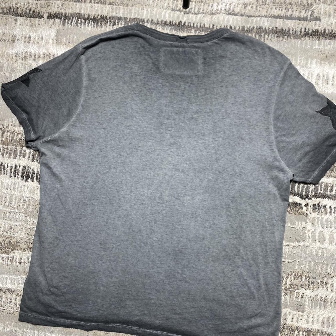 True Religion Vintage True Religion Distressed Skull Tee Grey XXL Size US XXL / EU 58 / 5 - 7 Thumbnail