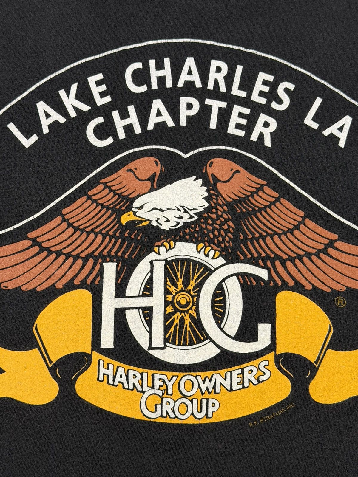 Harley Davidson Vtg 90s Harley Davidson HOG Harley Owners Group LA Chapter L Size US L / EU 52-54 / 3 - 9 Thumbnail