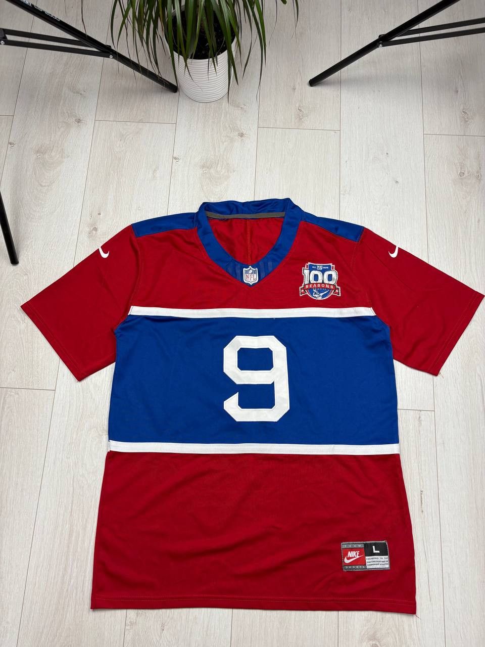 NFL Nike #9 NABERS New York Giants Red Alternate Jersey Size US L / EU 52-54 / 3 - 1 Thumbnail