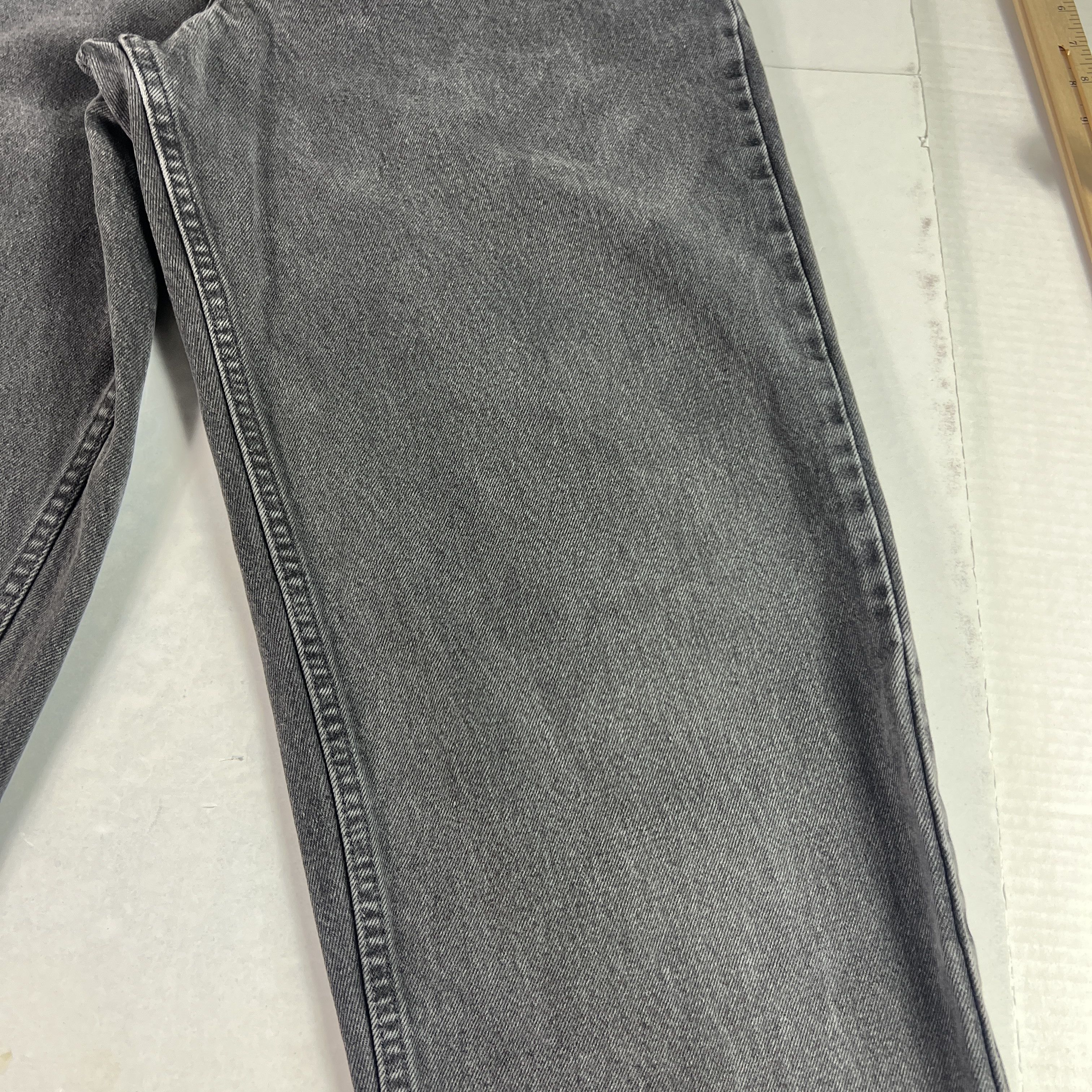 Levi's VTG 90s Levi's Jean 560 Loose Taper Black Denim Orange Tab Size US 32 / EU 48 - 5 Thumbnail